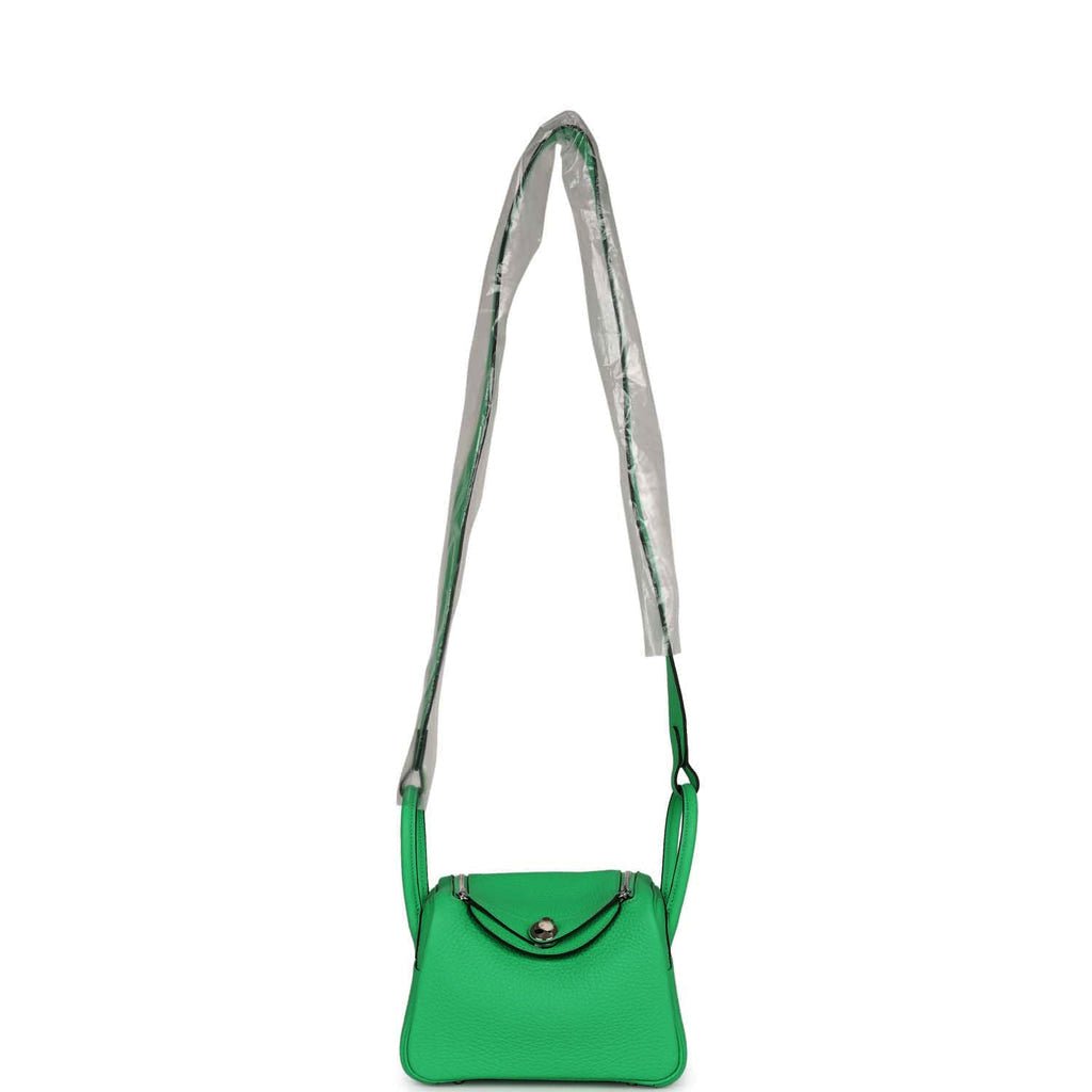 Mini Lindy Vert Comics Clemence Palladium Hardware Kilta bags