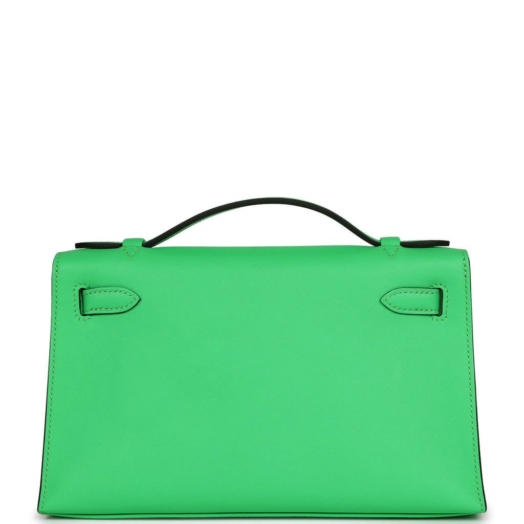 Kelly Pochette Vert Comics Swift Gold Hardware Kilta bags