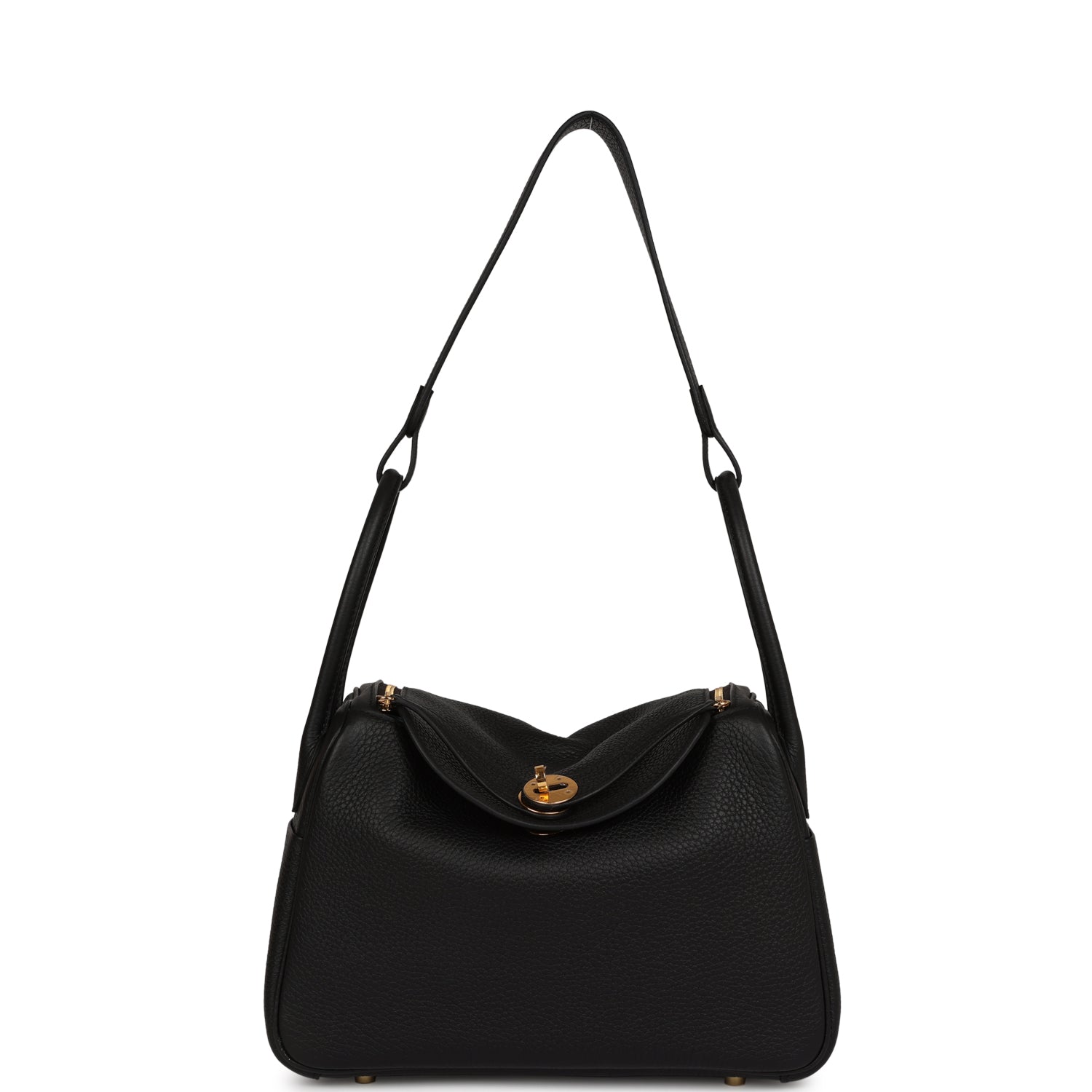 Lindy 26 Black Clemence Gold Hardware Kilta bags