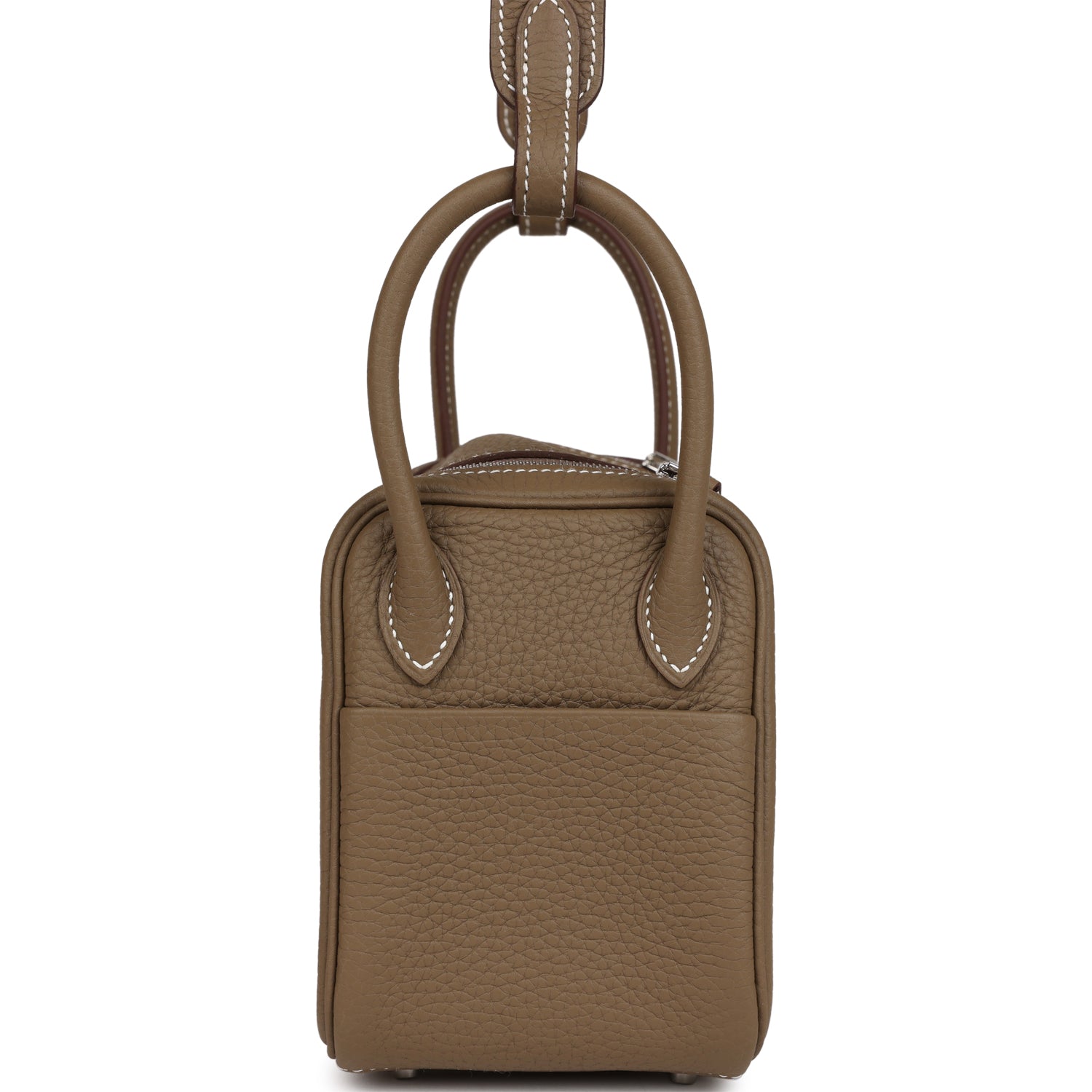 Mini Lindy Etoupe Clemence Palladium Hardware Kilta bags