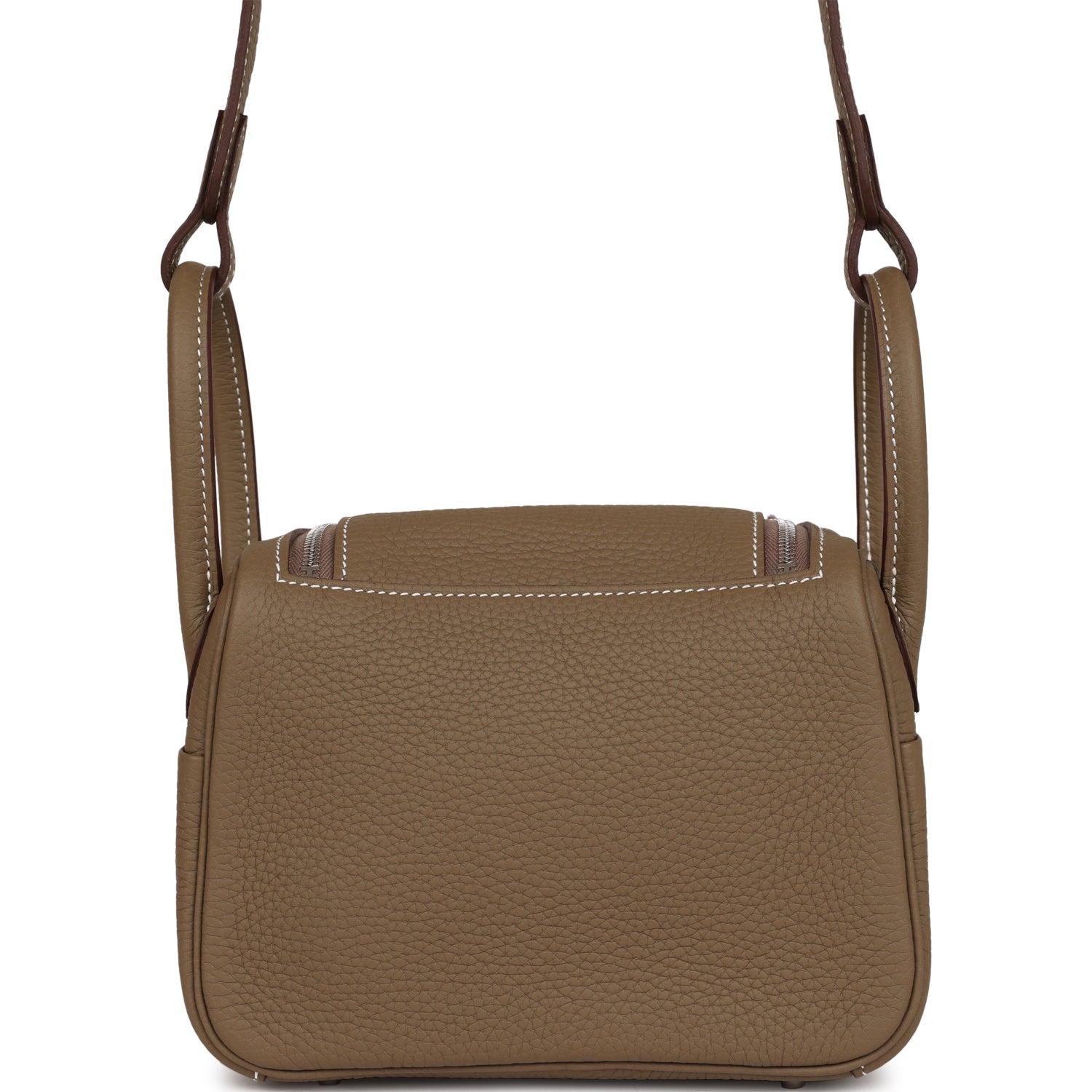 Mini Lindy Etoupe Clemence Palladium Hardware Kilta bags