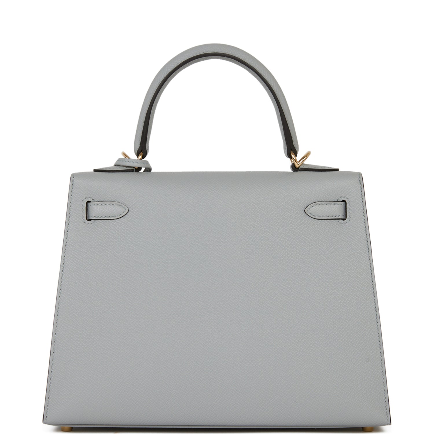 Hermes Special Order (HSS) Kelly Sellier 25 Bleu Glacier Verso Epsom Permabrass Hardware - sneakerhillcom