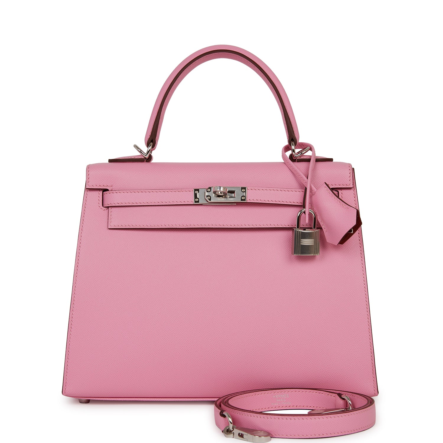 Kelly Sellier 25 Pink Verso Madame Palladium Hardware Kilta bags