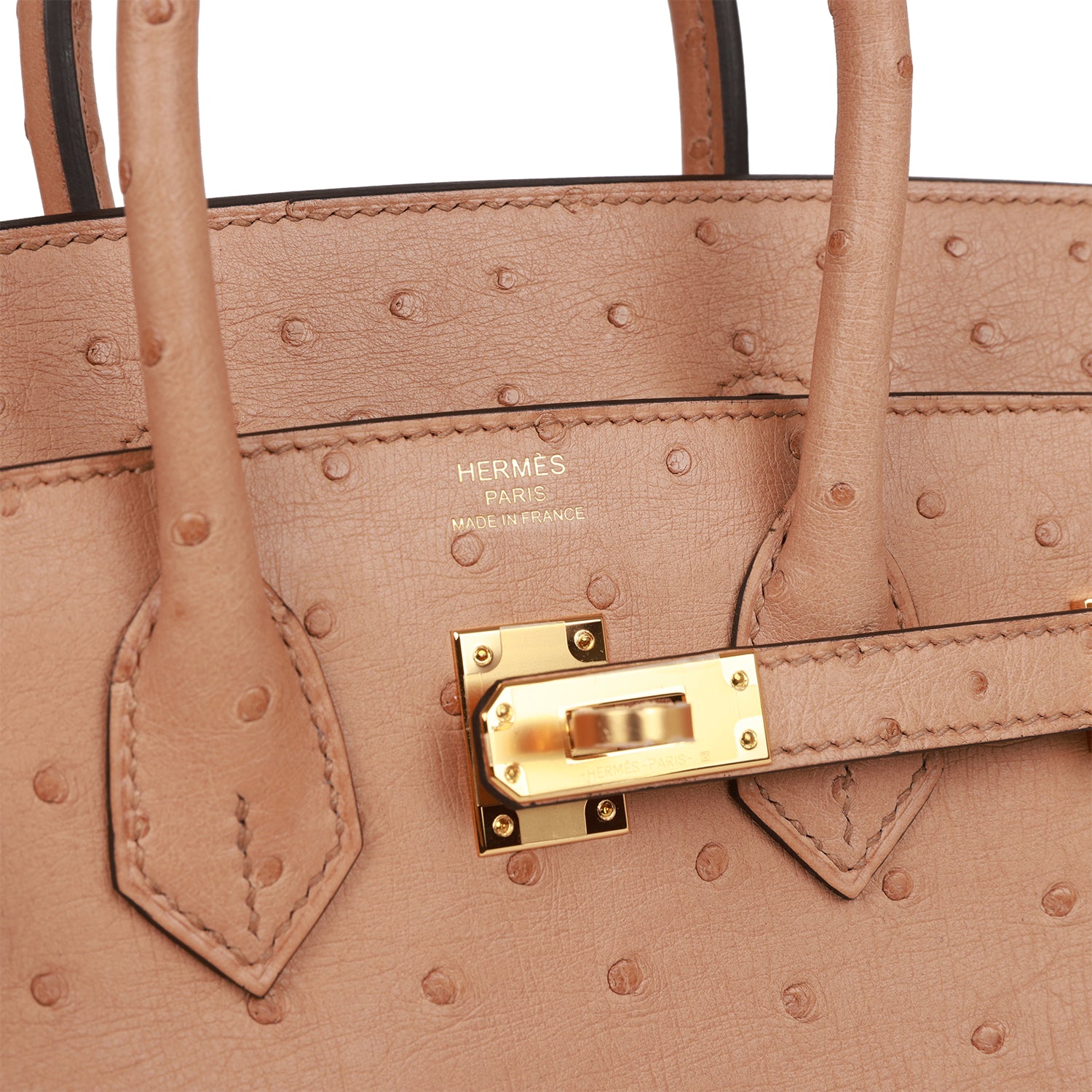 Birkin 25 Chai Ostrich Gold Hardware - sneakerlandnet