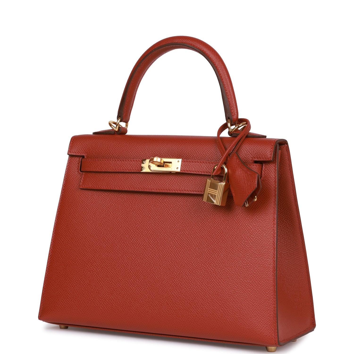 Kelly Sellier 25 Rouge Venetian Epsom Gold Hardware Kilta bags