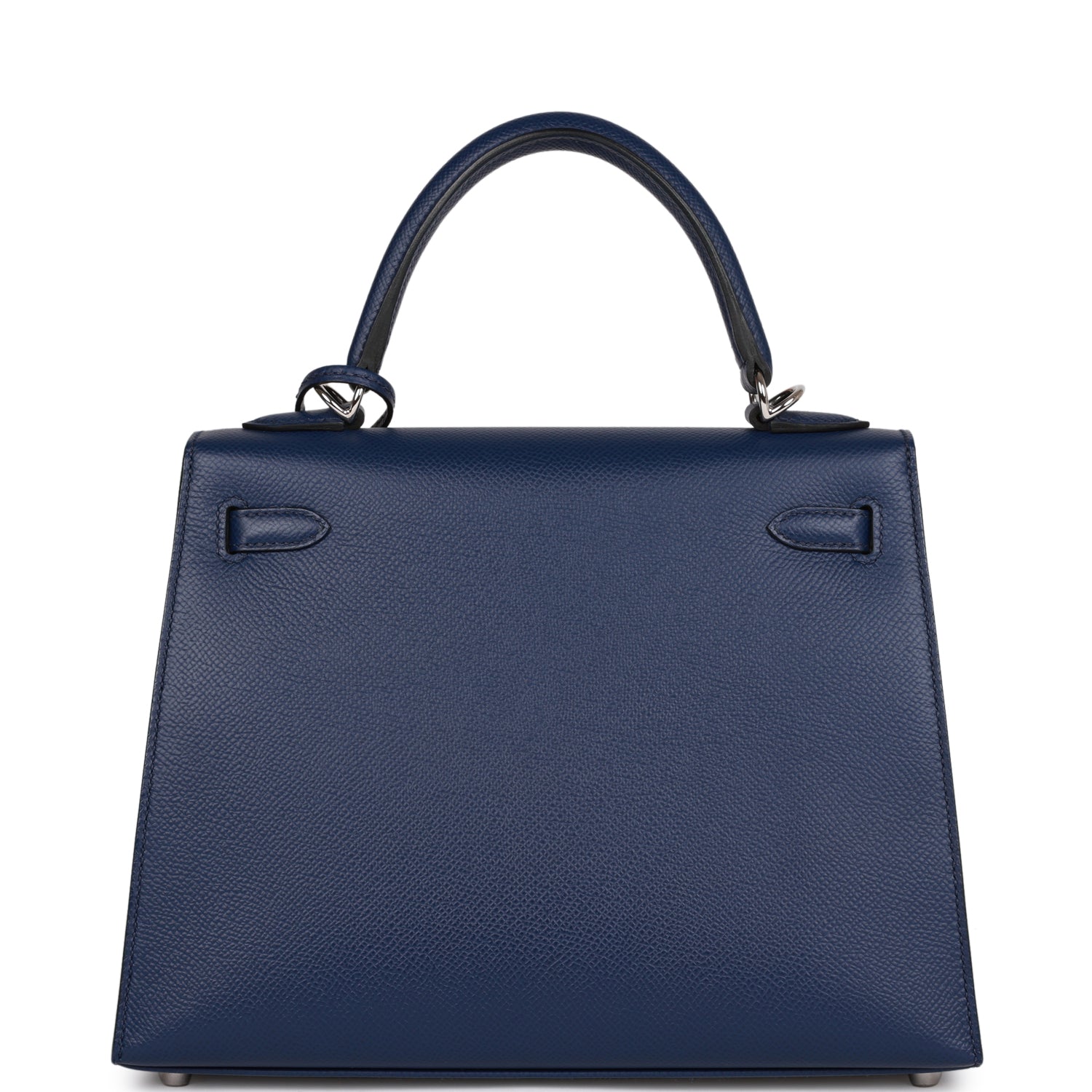 Hermes Kelly Sellier 25 Bleu Saphir Epsom Palladium Hardware - sneakerhillcom