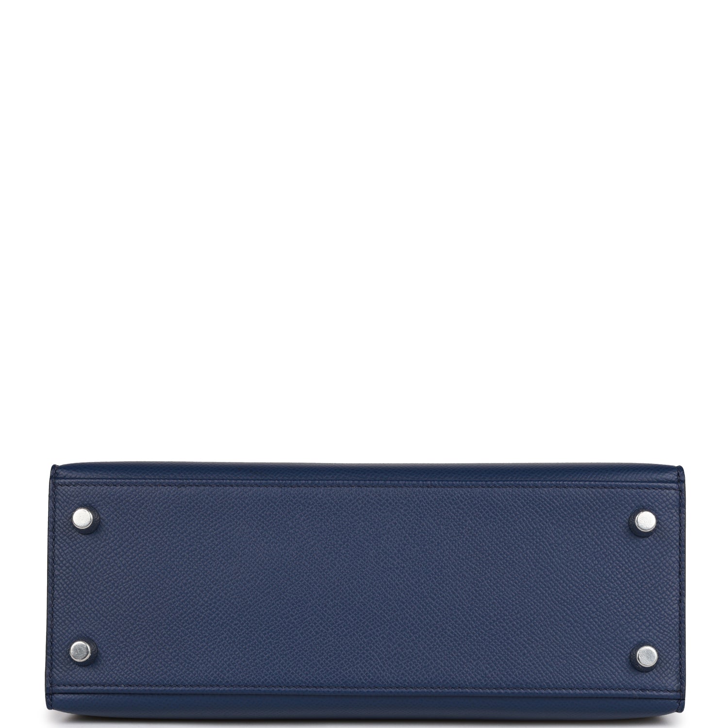 Hermes Kelly Sellier 25 Bleu Saphir Epsom Palladium Hardware - sneakerhillcom