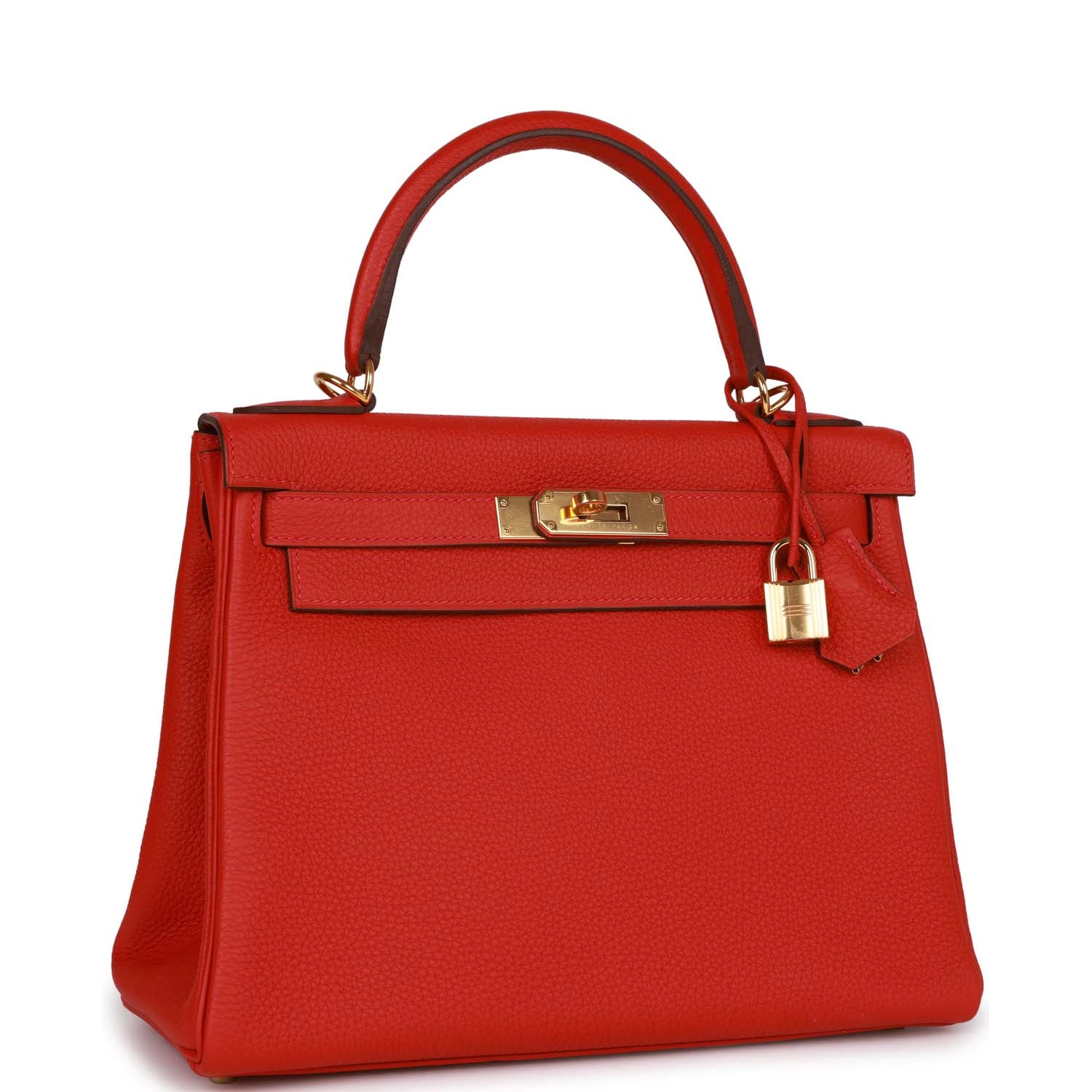 Kelly Retourne 28 Rouge Casaque Togo Gold Hardware Kilta bags