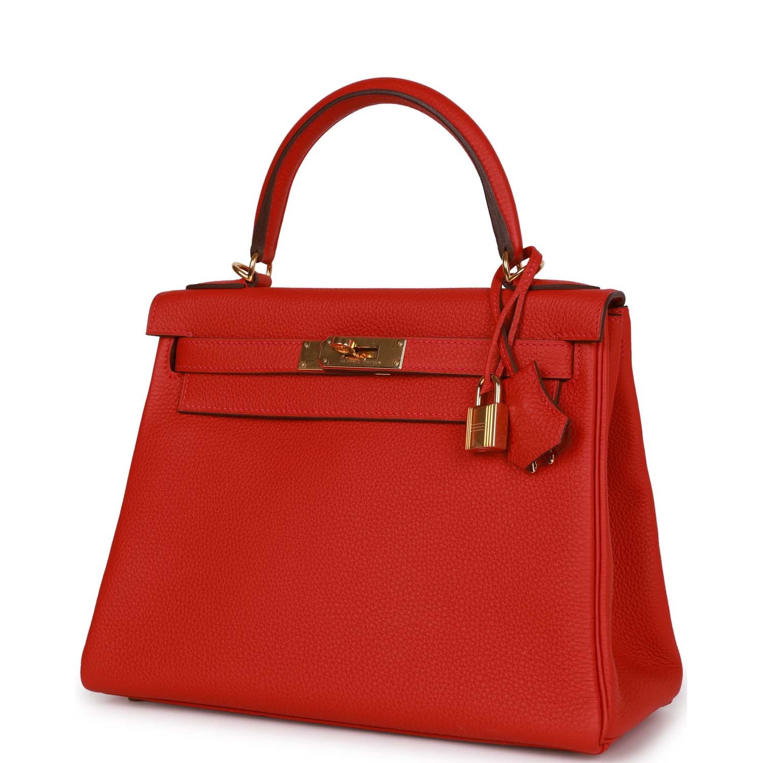 Kelly Retourne 28 Rouge Casaque Togo Gold Hardware Kilta bags