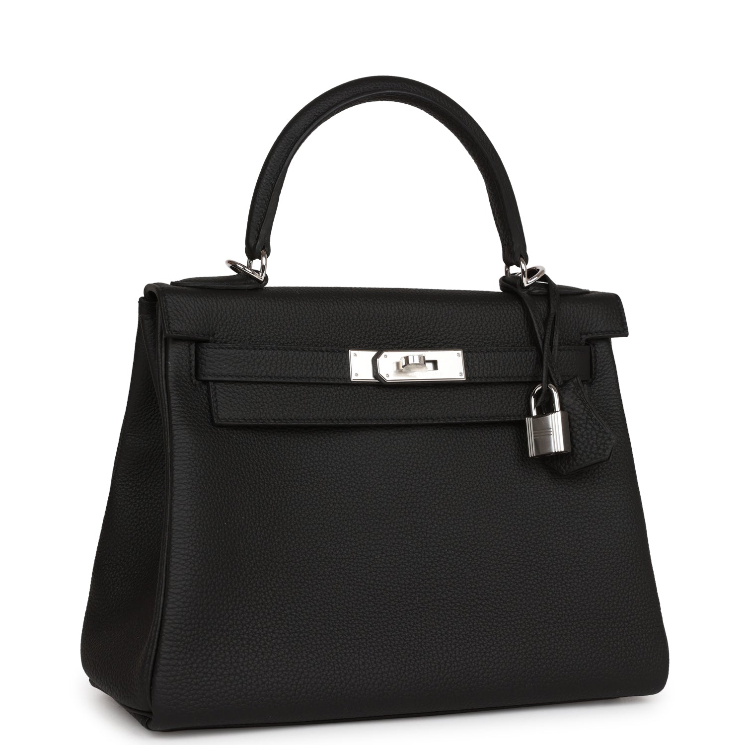 Kelly Retourne 28 Black Togo Palladium Hardware Kilta bags