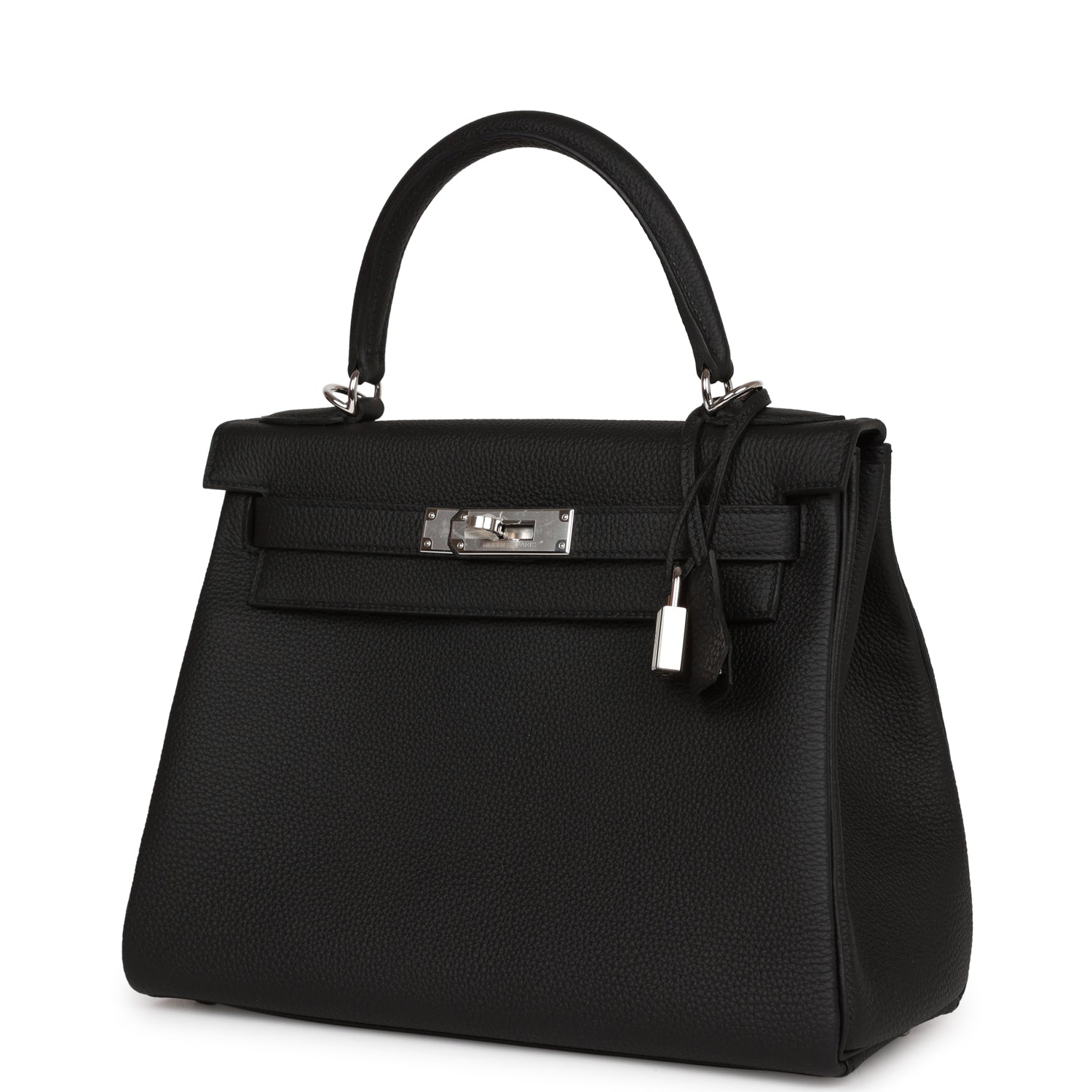 Kelly Retourne 28 Black Togo Palladium Hardware Kilta bags