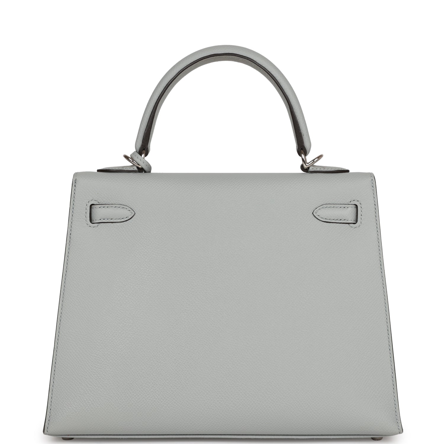 Hermes Kelly Sellier 25 Bleu Glacier Epsom Palladium Hardware - sneakerhillcom