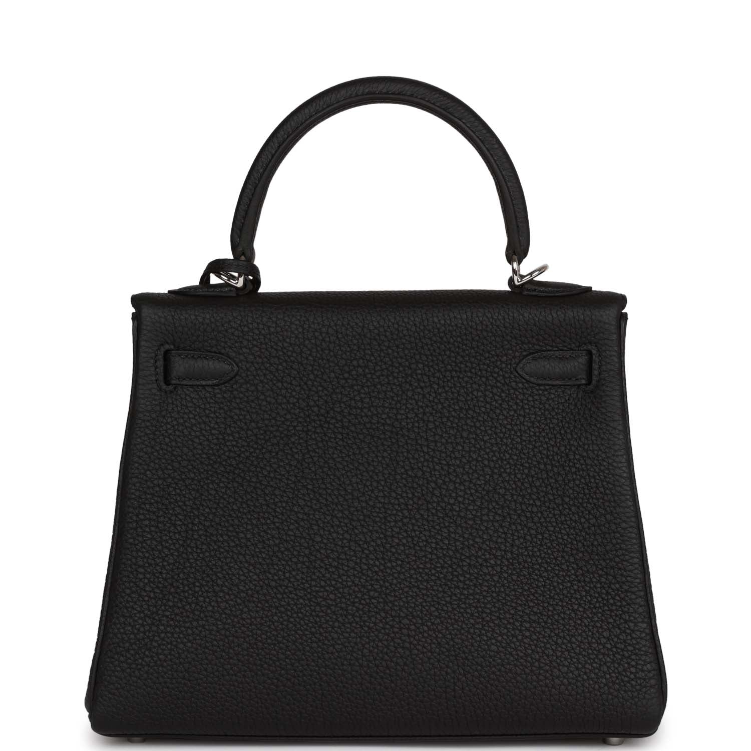 Kelly Retourne 25 Black Togo Palladium Hardware Kilta bags