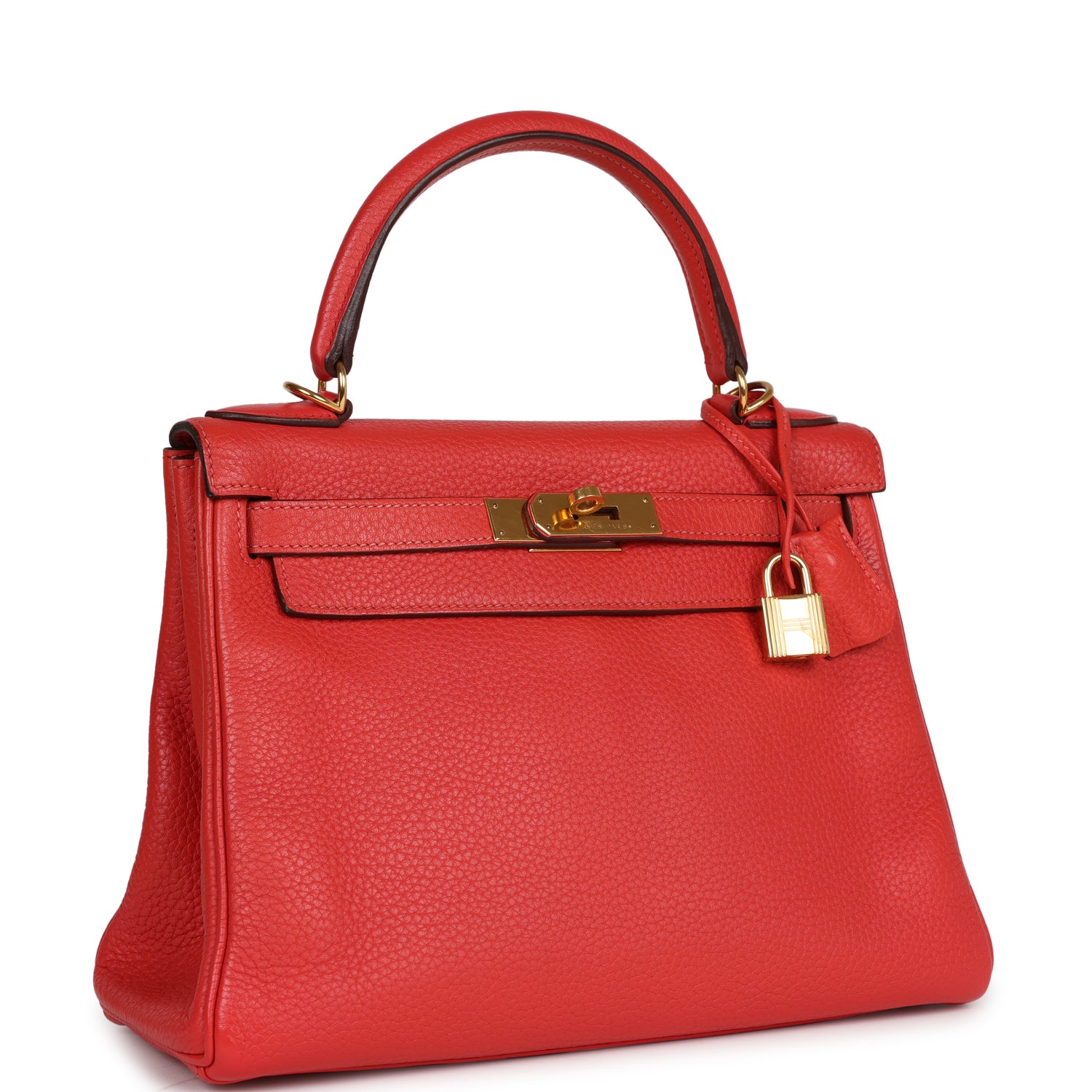 Kelly Retourne 28 Rouge Pivoine Togo Gold Hardware Kilta bags