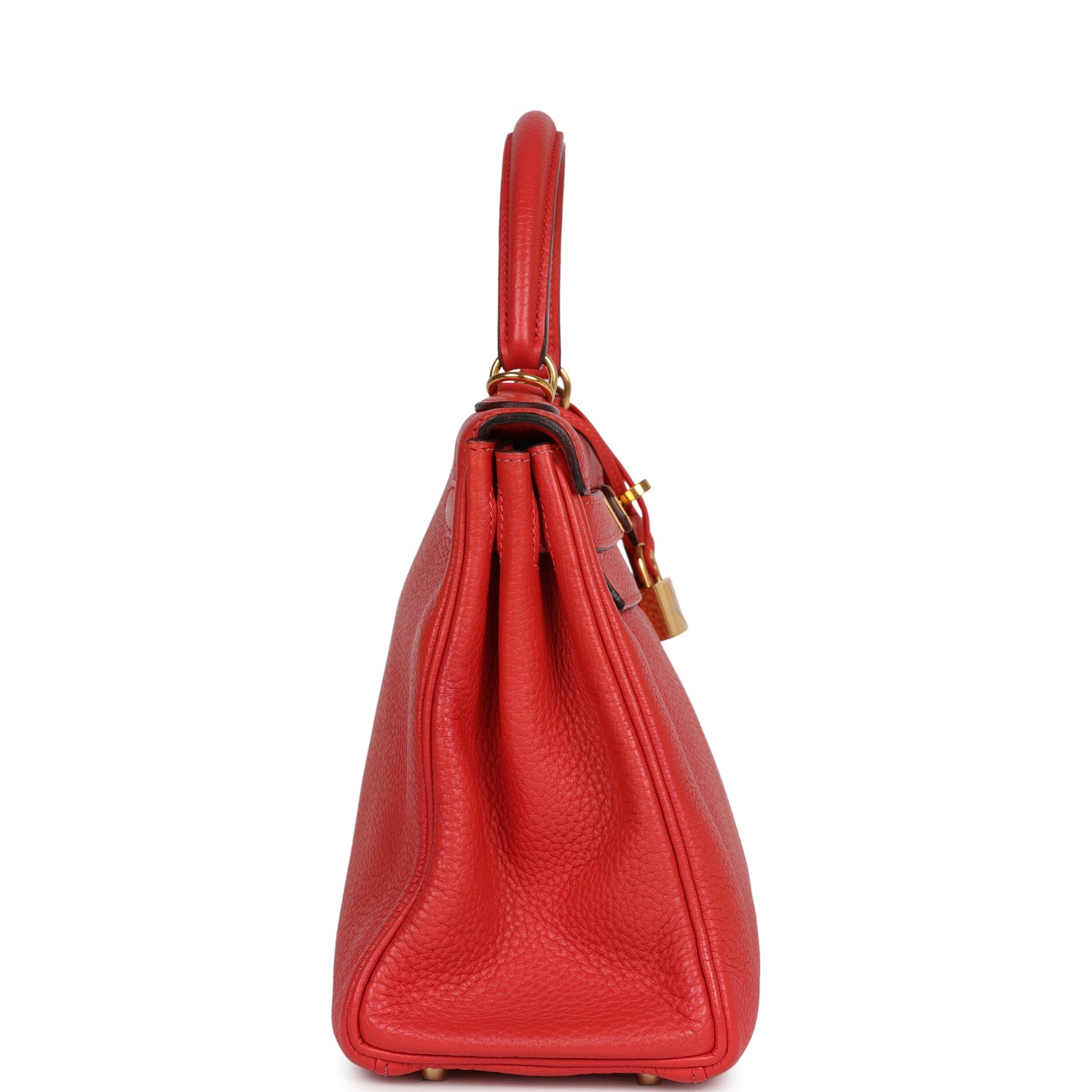 Kelly Retourne 28 Rouge Pivoine Togo Gold Hardware Kilta bags