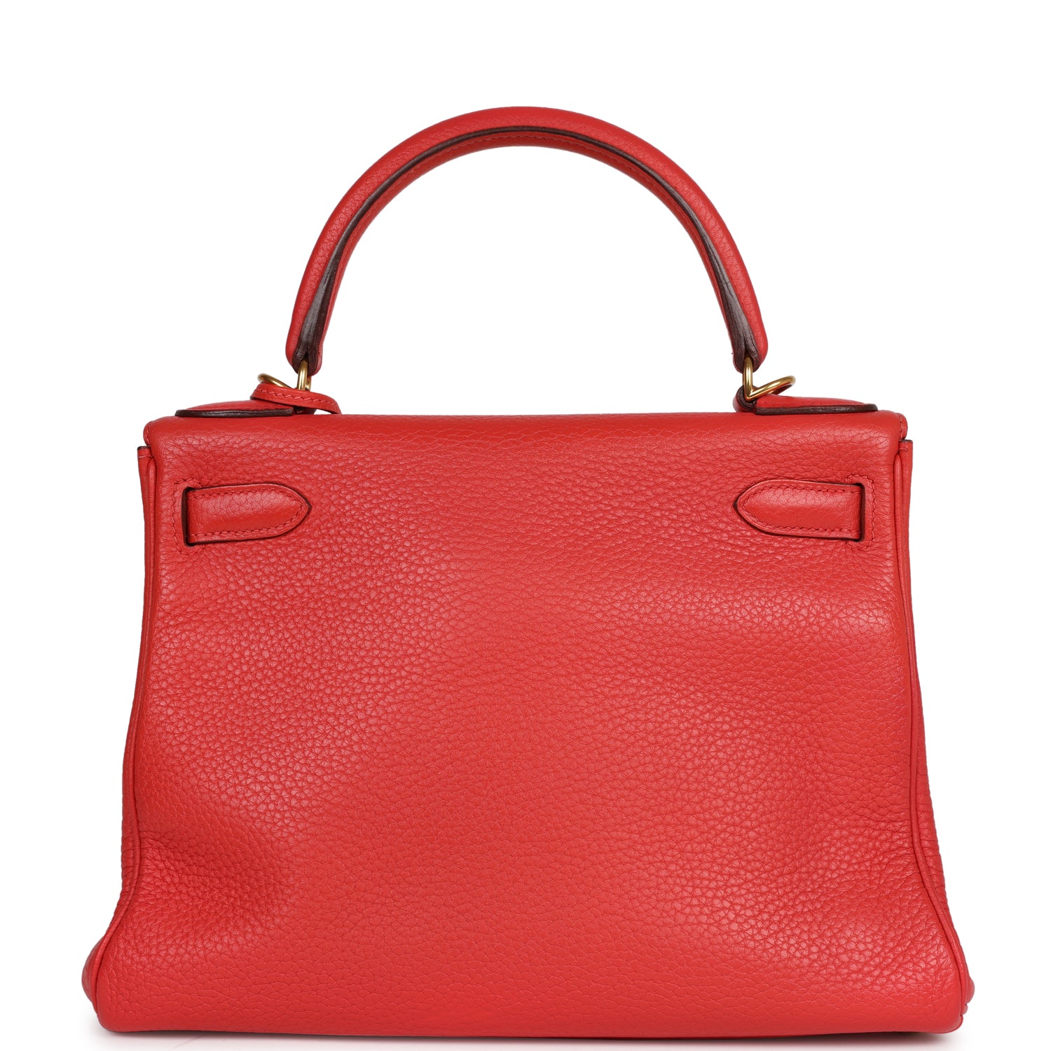 Kelly Retourne 28 Rouge Pivoine Togo Gold Hardware Kilta bags