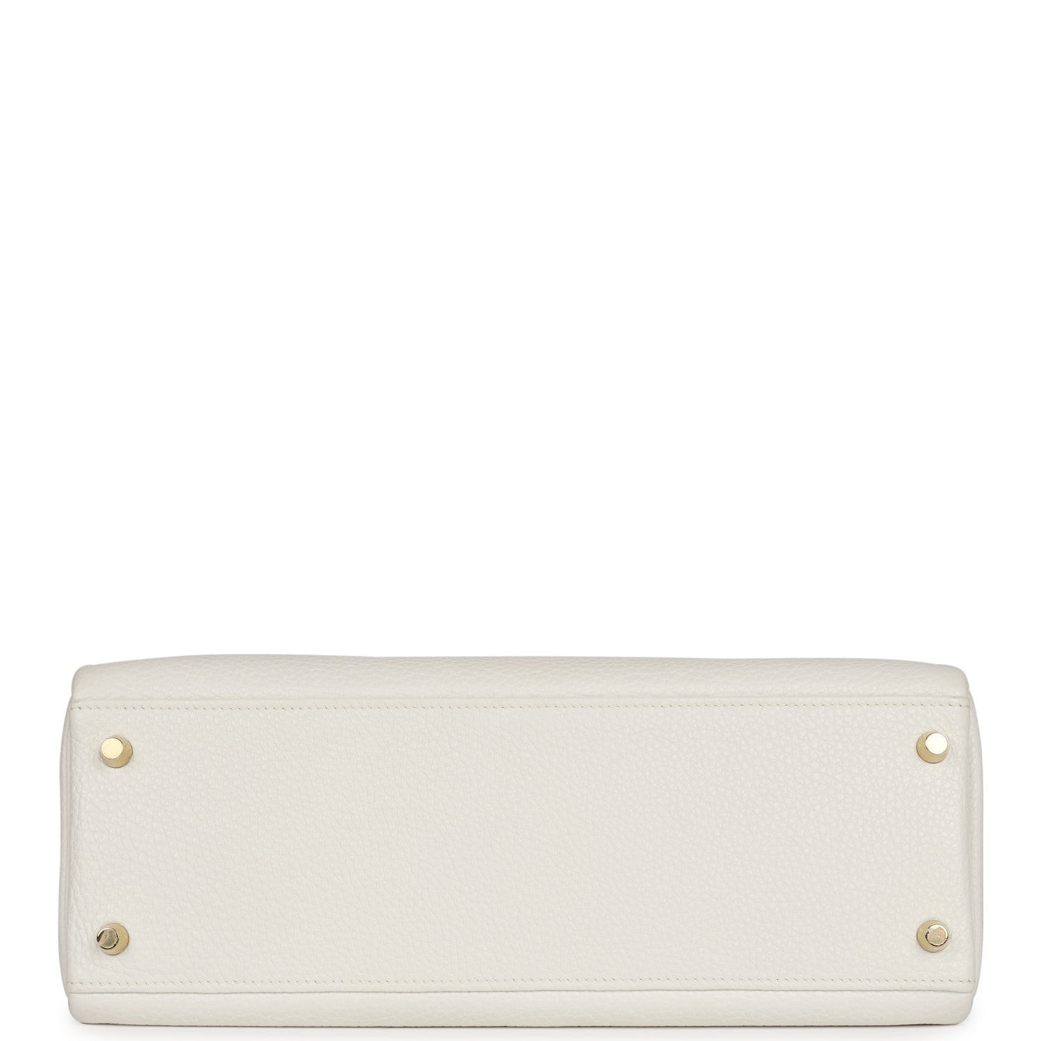 Kelly Retourne 32 White Clemence Gold Hardware Kilta bags