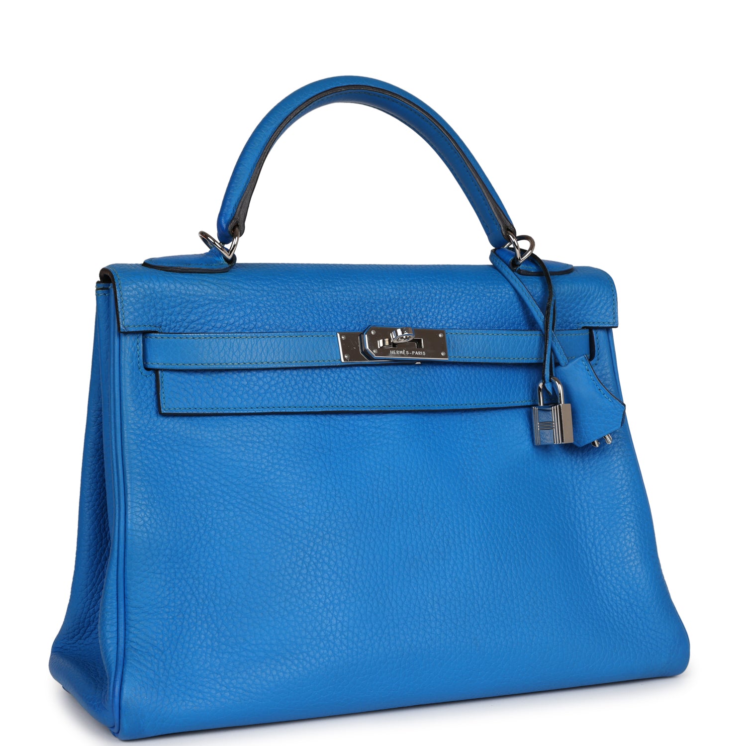 Kelly Retourne 32 Bleu Hydra Togo Palladium Hardware Kilta bags