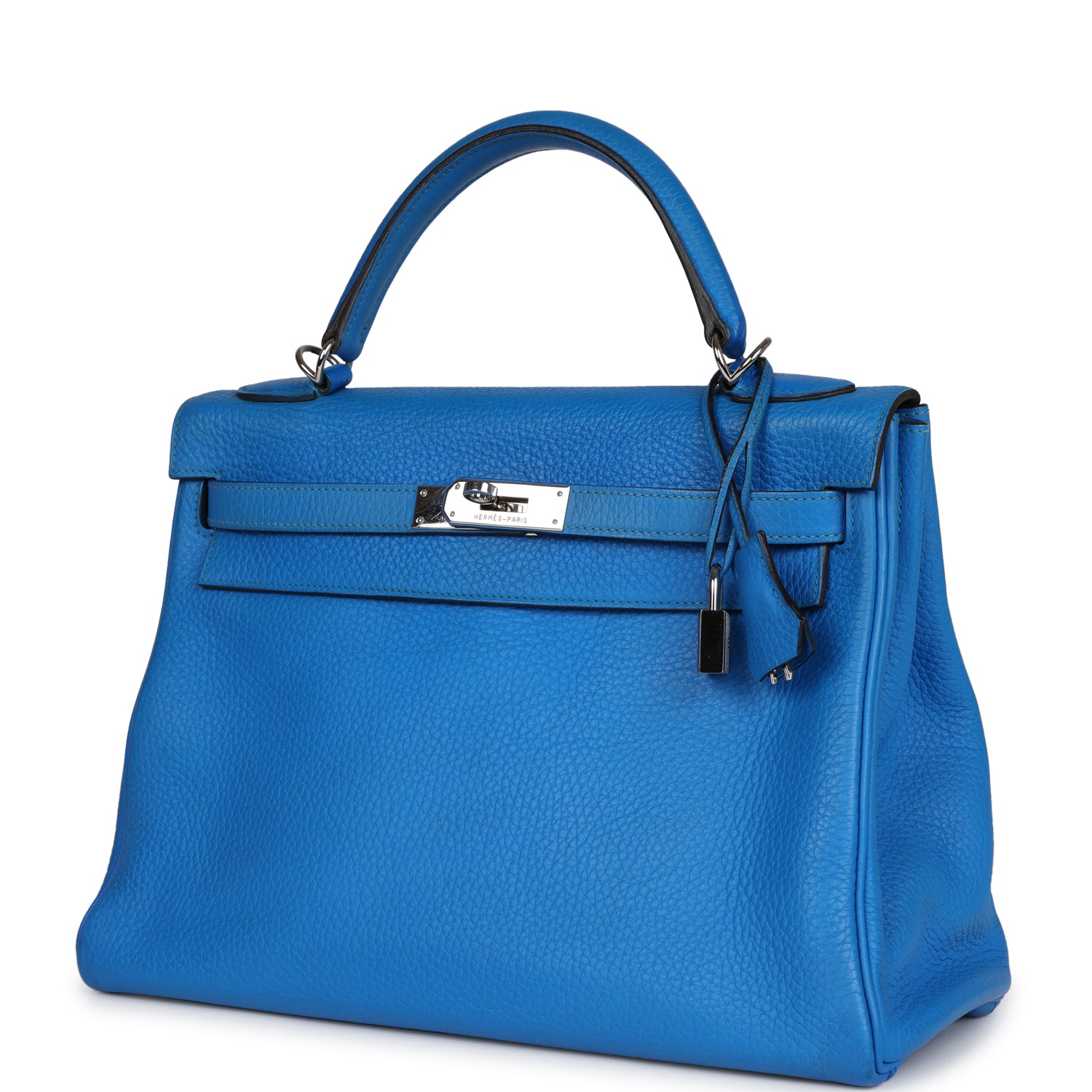 Kelly Retourne 32 Bleu Hydra Togo Palladium Hardware Kilta bags