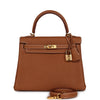 Kelly Retourne 25 Gold Togo Gold Hardware Kilta bags