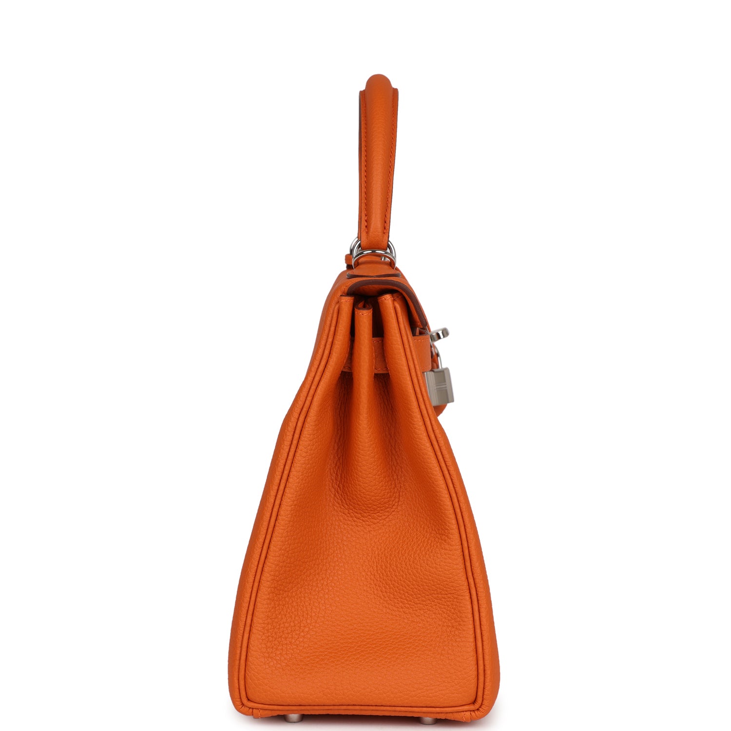 Kelly Retourne 28 Orange Togo Palladium Hardware Kilta bags