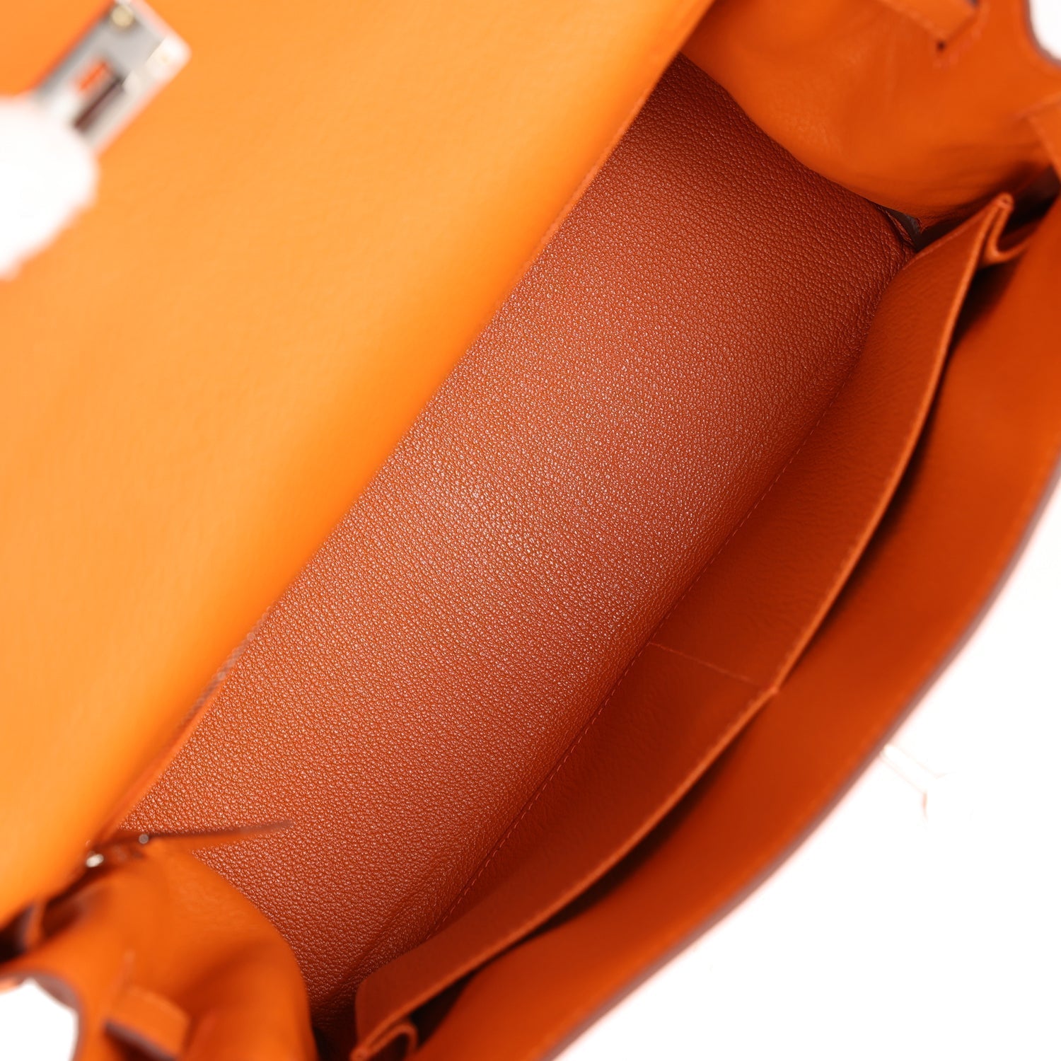 Kelly Retourne 28 Orange Togo Palladium Hardware Kilta bags