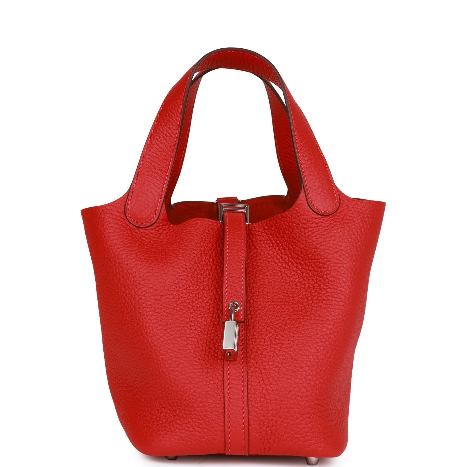 Hermes Picotin Lock 18 Vermillion Clemence Palladium Hardware Kilta bags