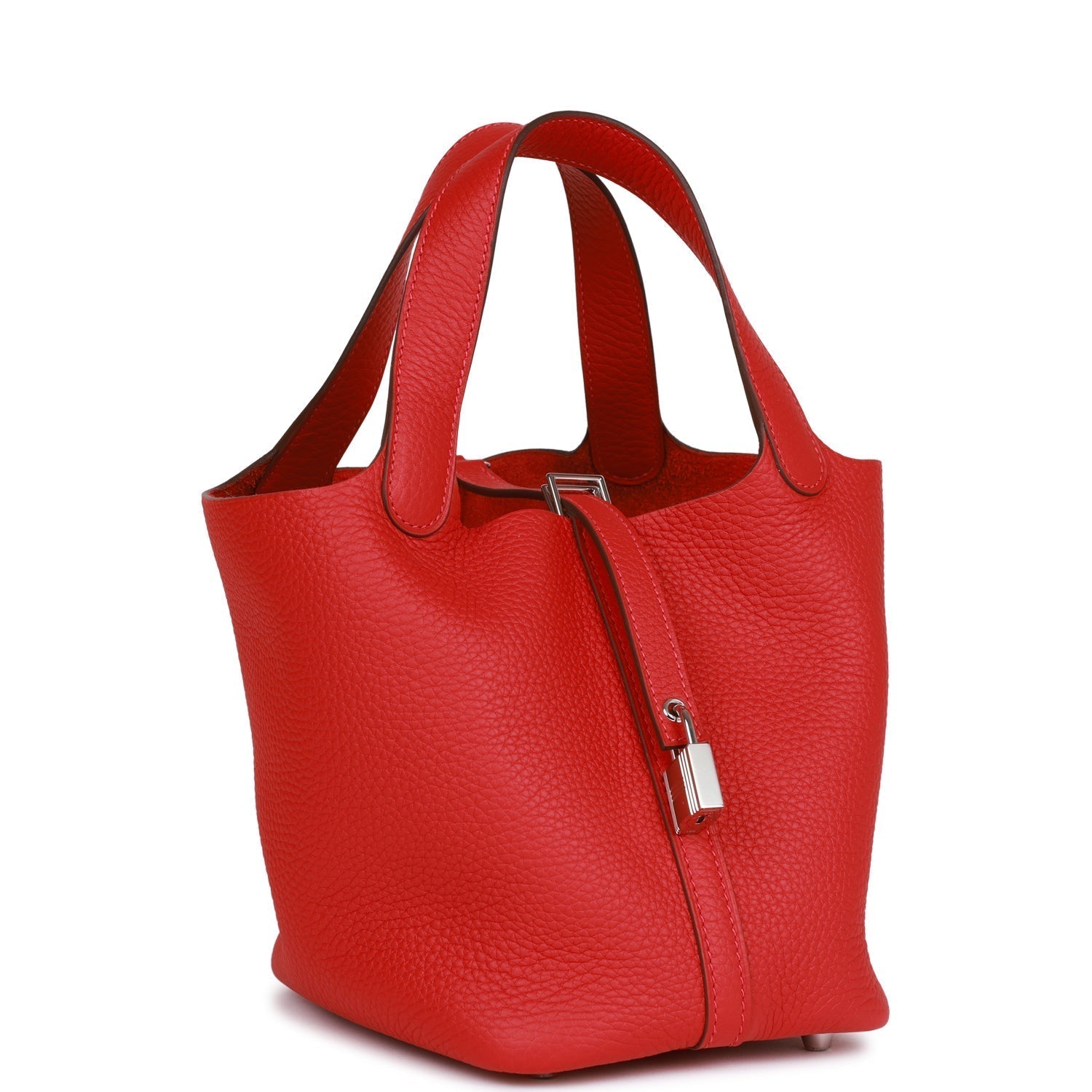 Hermes Picotin Lock 18 Vermillion Clemence Palladium Hardware Kilta bags