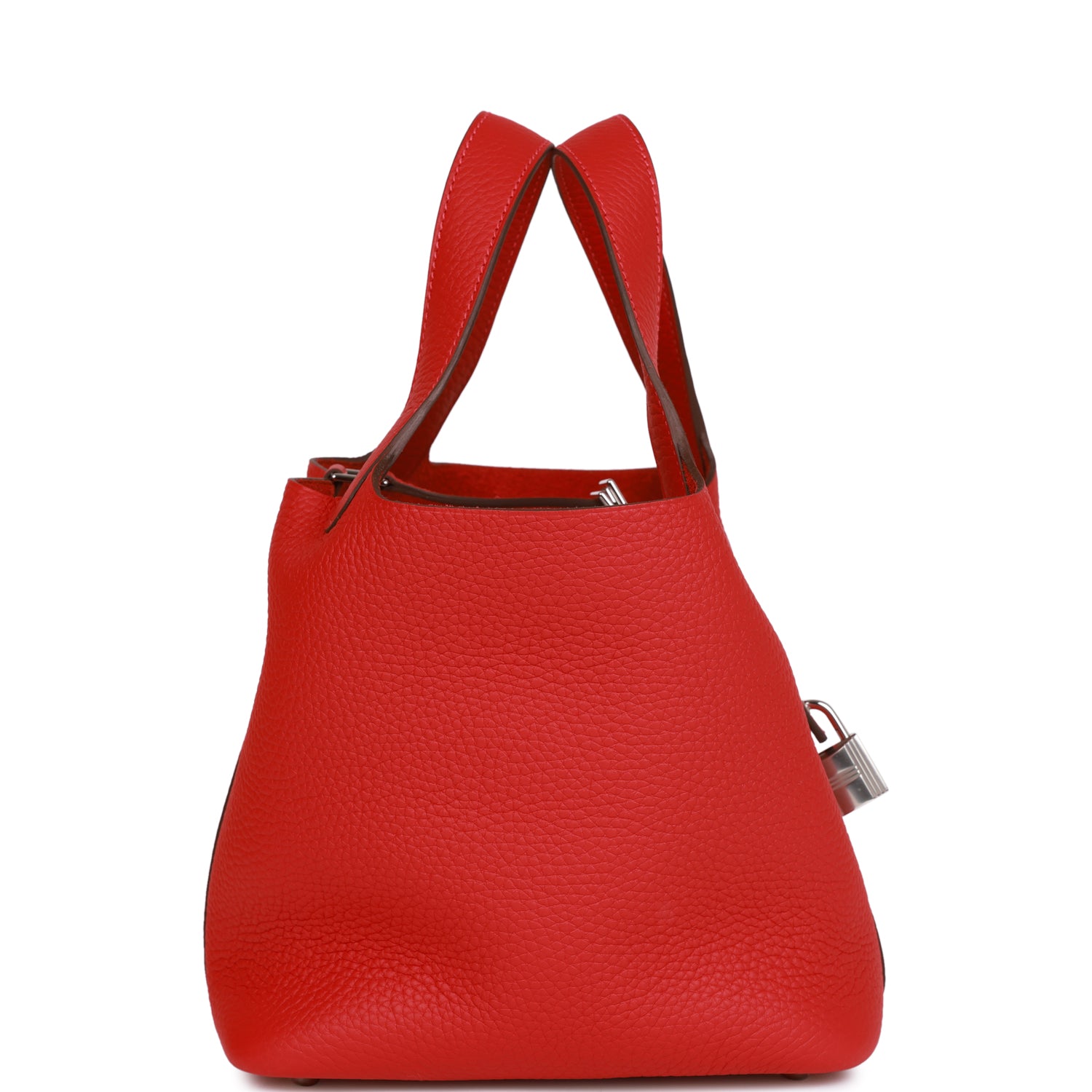 Hermes Picotin Lock 18 Vermillion Clemence Palladium Hardware Kilta bags