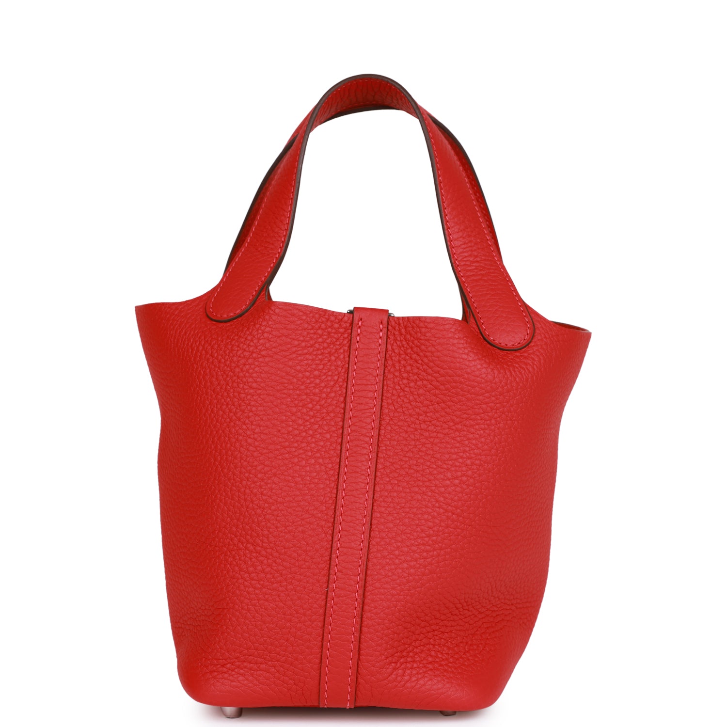 Hermes Picotin Lock 18 Vermillion Clemence Palladium Hardware Kilta bags