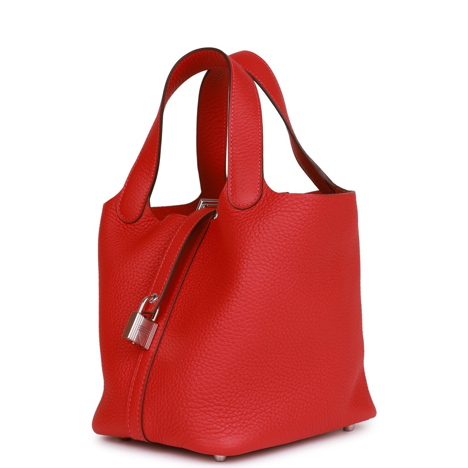 Hermes Picotin Lock 18 Vermillion Clemence Palladium Hardware Kilta bags