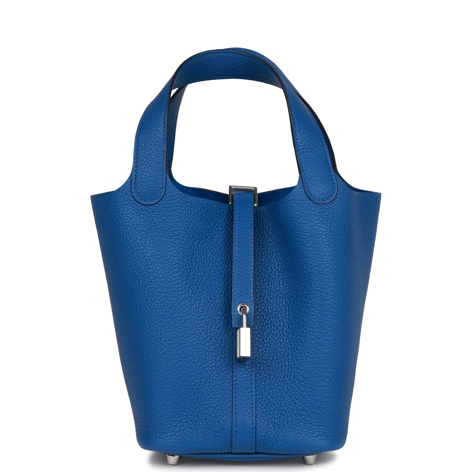 Picotin Lock 18 Bleu France Clemence Palladium Hardware Kilta bags