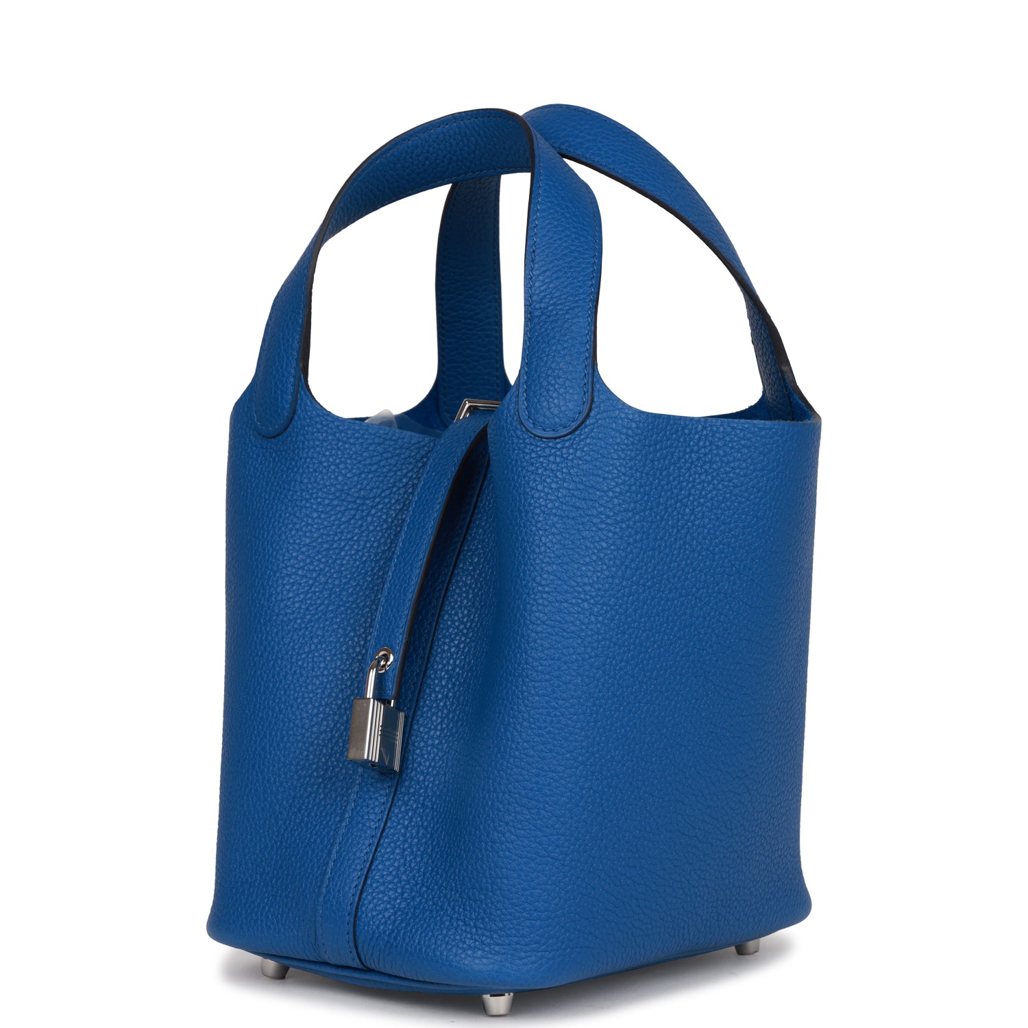 Picotin Lock 18 Bleu France Clemence Palladium Hardware Kilta bags