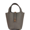 Picotin Lock 18 Gris Meyer Clemence Gold Hardware Kilta bags