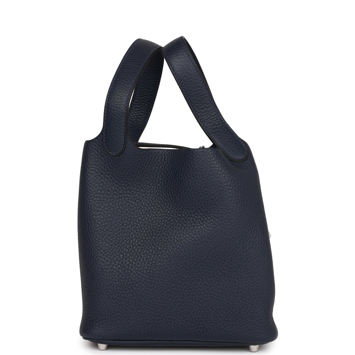 Picotin Lock 18 Bleu Nuit Clemence Palladium Hardware Kilta bags