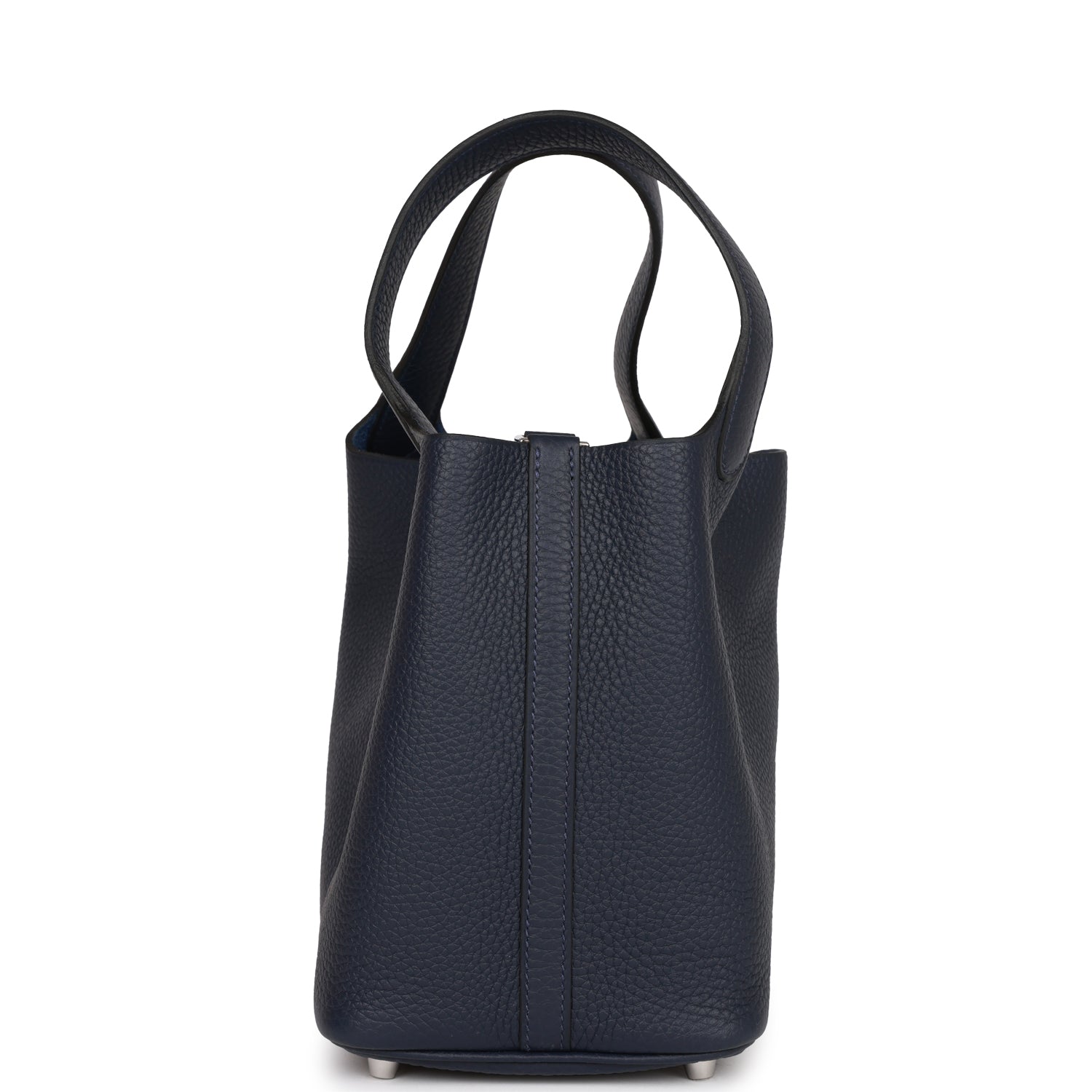 Picotin Lock 18 Bleu Nuit Clemence Palladium Hardware Kilta bags