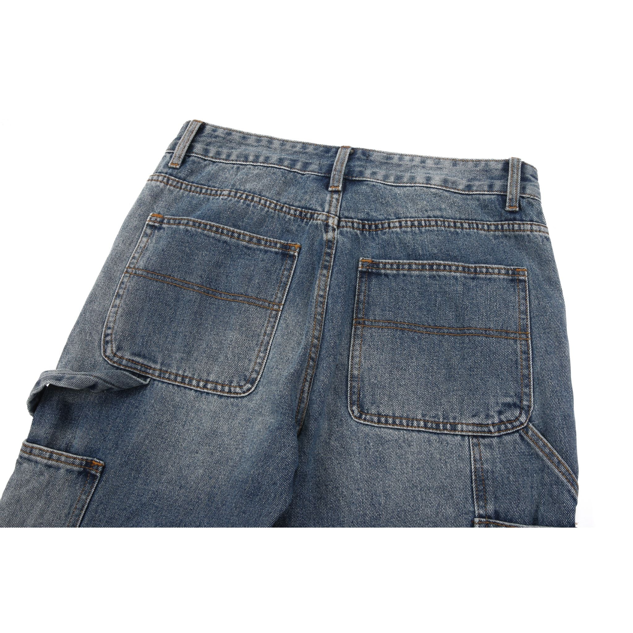 Sneakerhill Flare Denim - Patch-work Indigo - sneakerhillcom