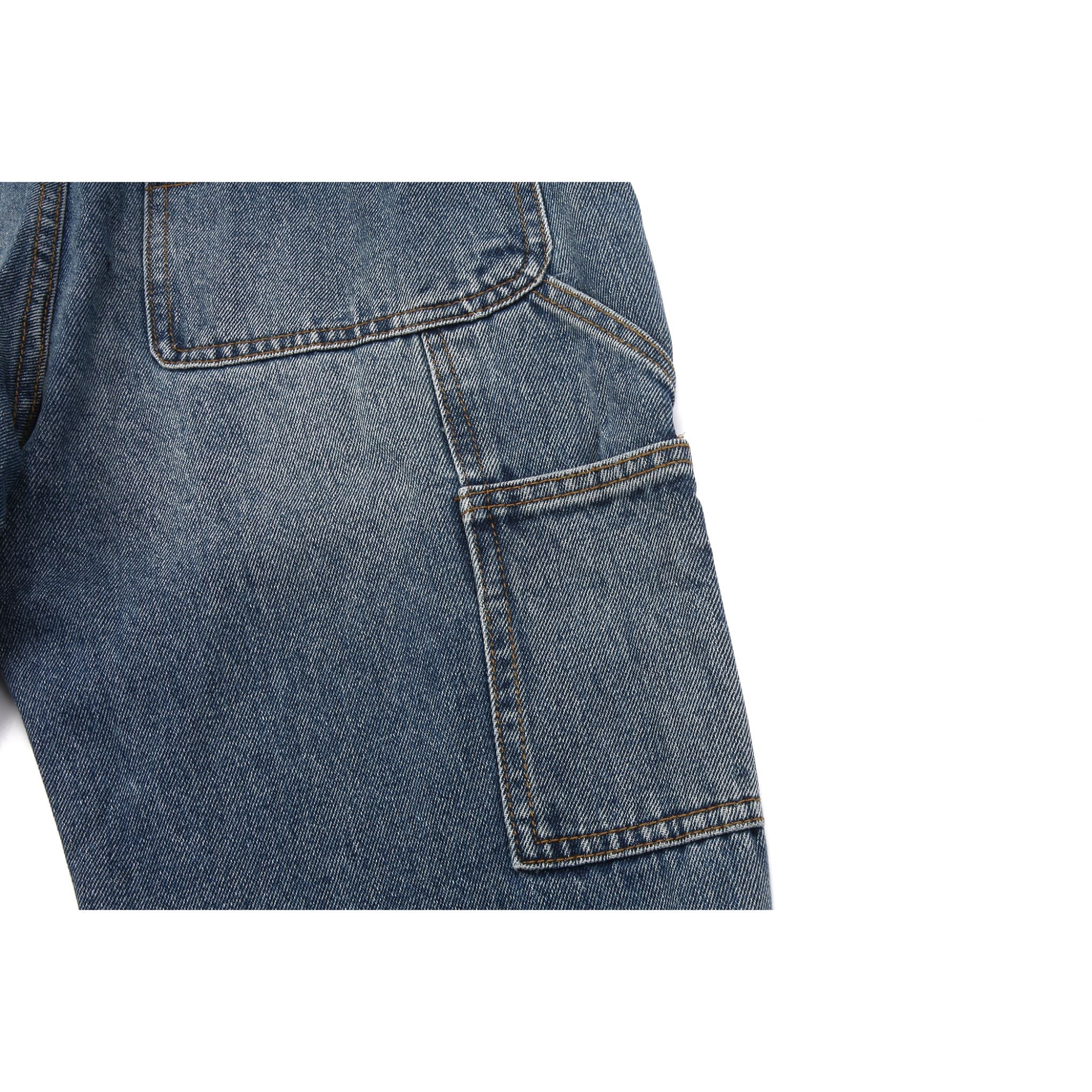 Sneakerhill Flare Denim - Patch-work Indigo - sneakerhillcom