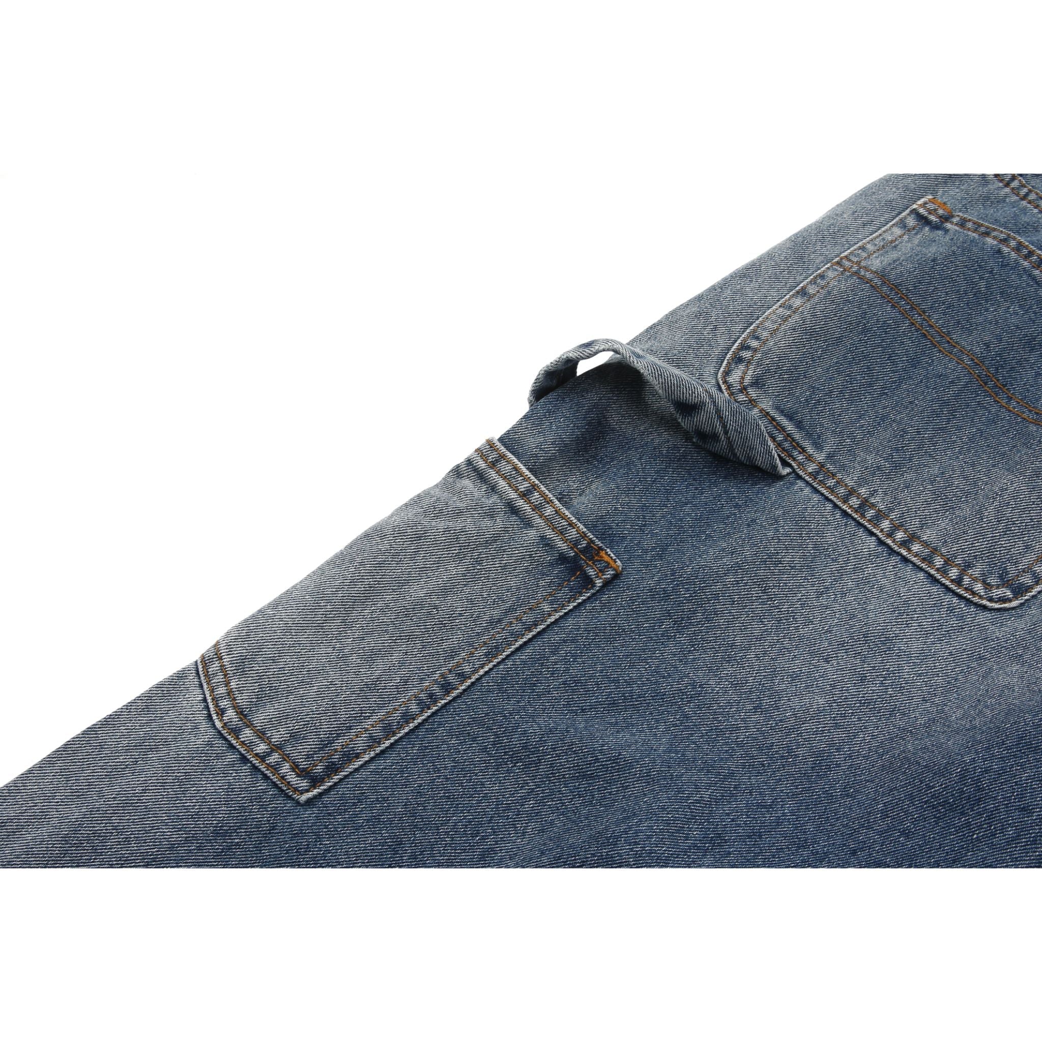 Sneakerhill Flare Denim - Patch-work Indigo - sneakerhillcom