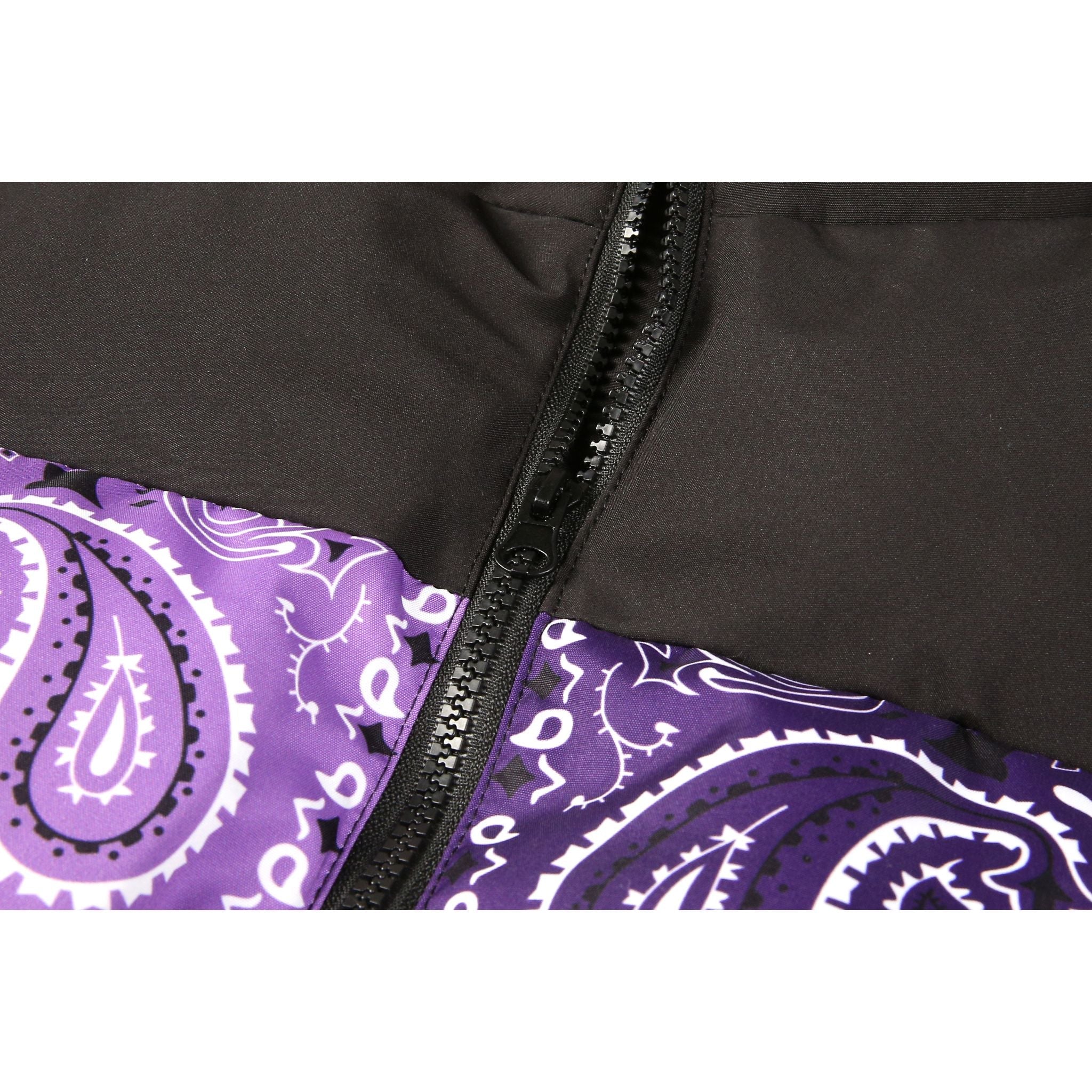 Sneakerhill LE1 | Purple Paisley Puffer - sneakerhillcom