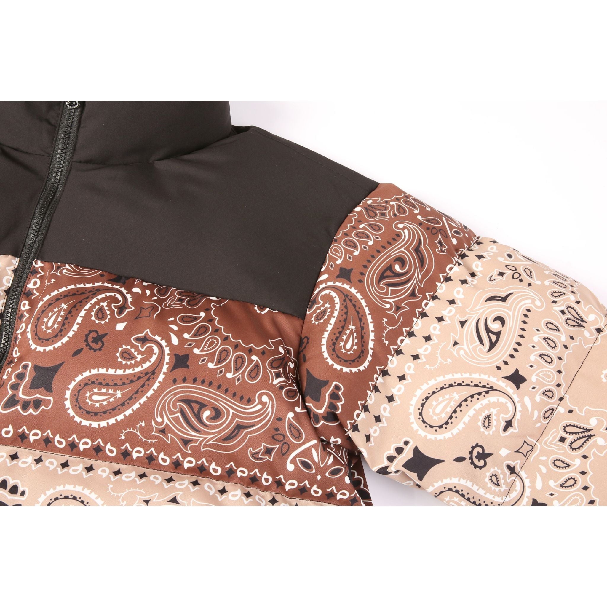 Sneakerhill LE1 | Brown Paisley Puffer - sneakerhillcom