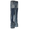 Sneakerhill Flare Denim - Patch-work Indigo - sneakerhillcom