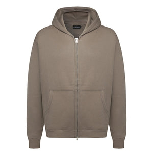 Sneakerhill Double Zipped Hoodie - Khaki - sneakerhillcom