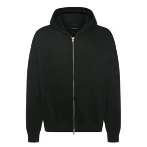 Sneakerhill Double Zipped Hoodie - Black - sneakerhillcom