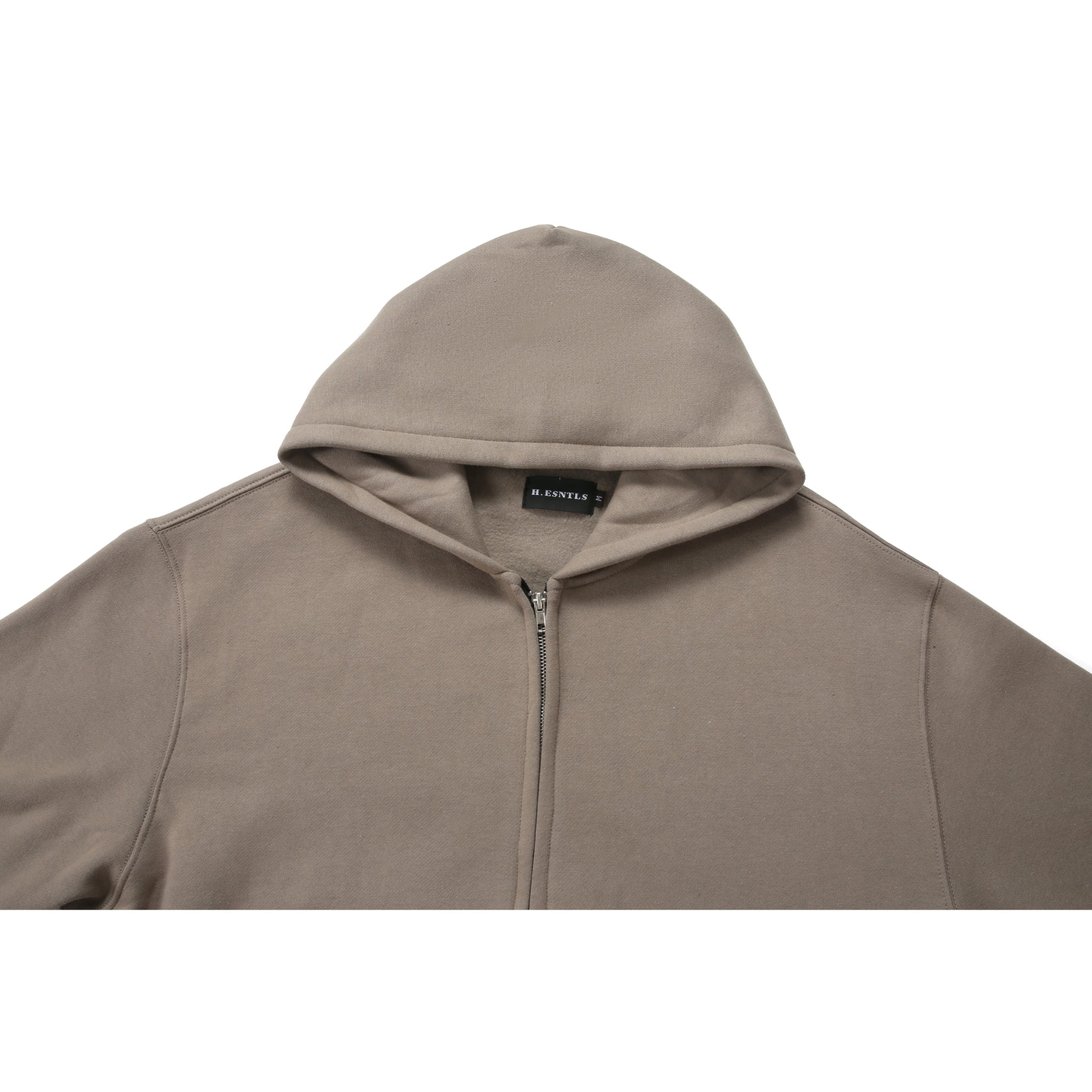 Sneakerhill Double Zipped Hoodie - Khaki - sneakerhillcom