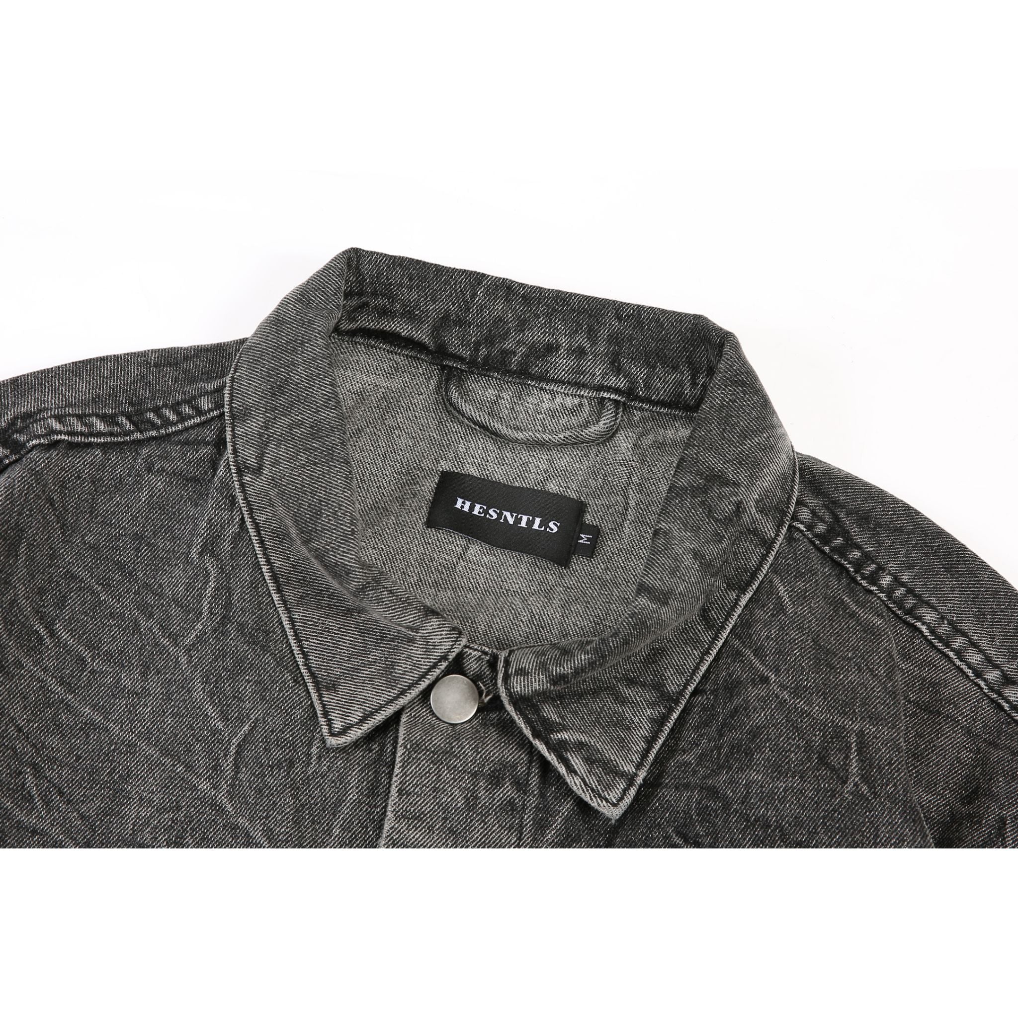 VX1 | Washed Black Denim Jacket - sneakerhillcom