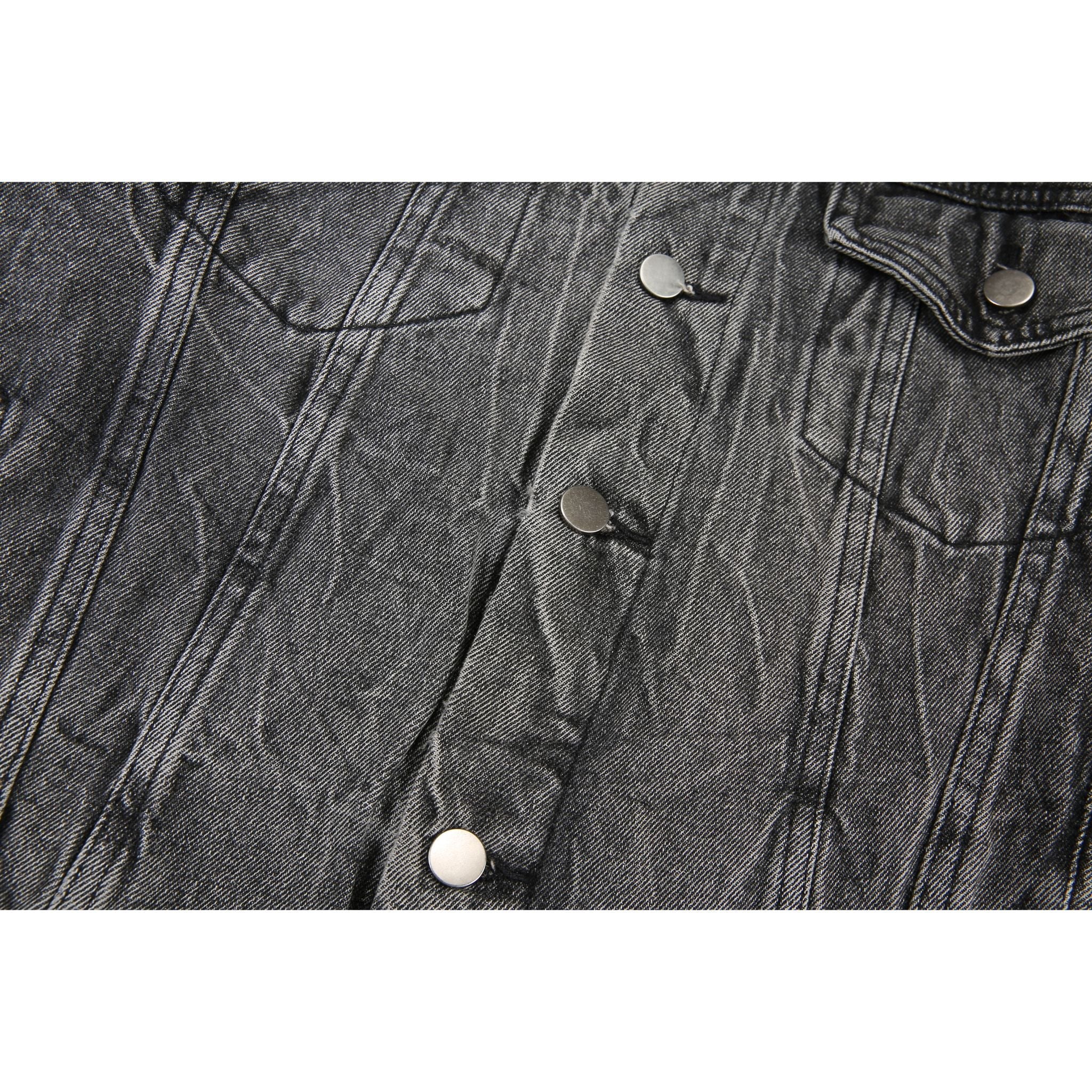 VX1 | Washed Black Denim Jacket - sneakerhillcom