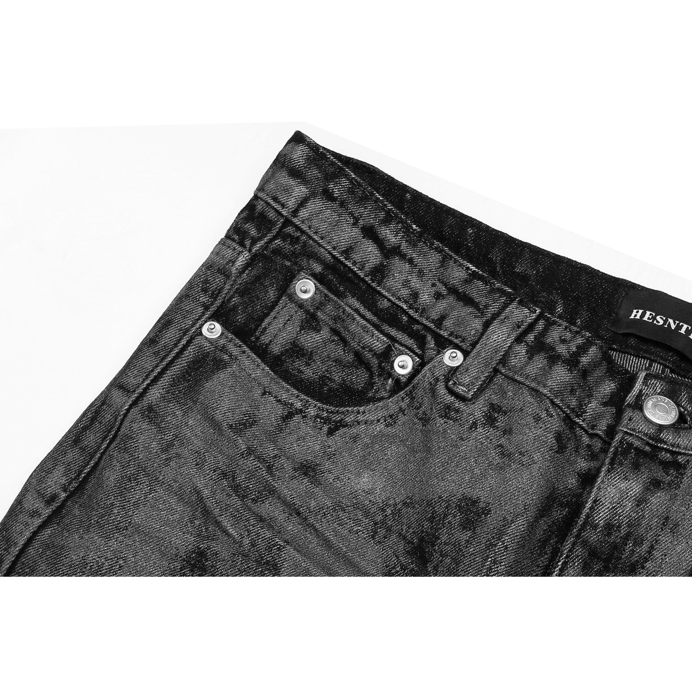 Sneakerhill Flare Denim - Distressed Grey - sneakerhillcom