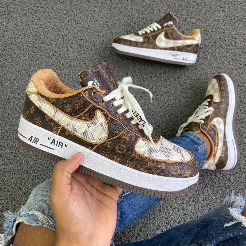 Custom LV x NK Air Force - sneakerlandnet