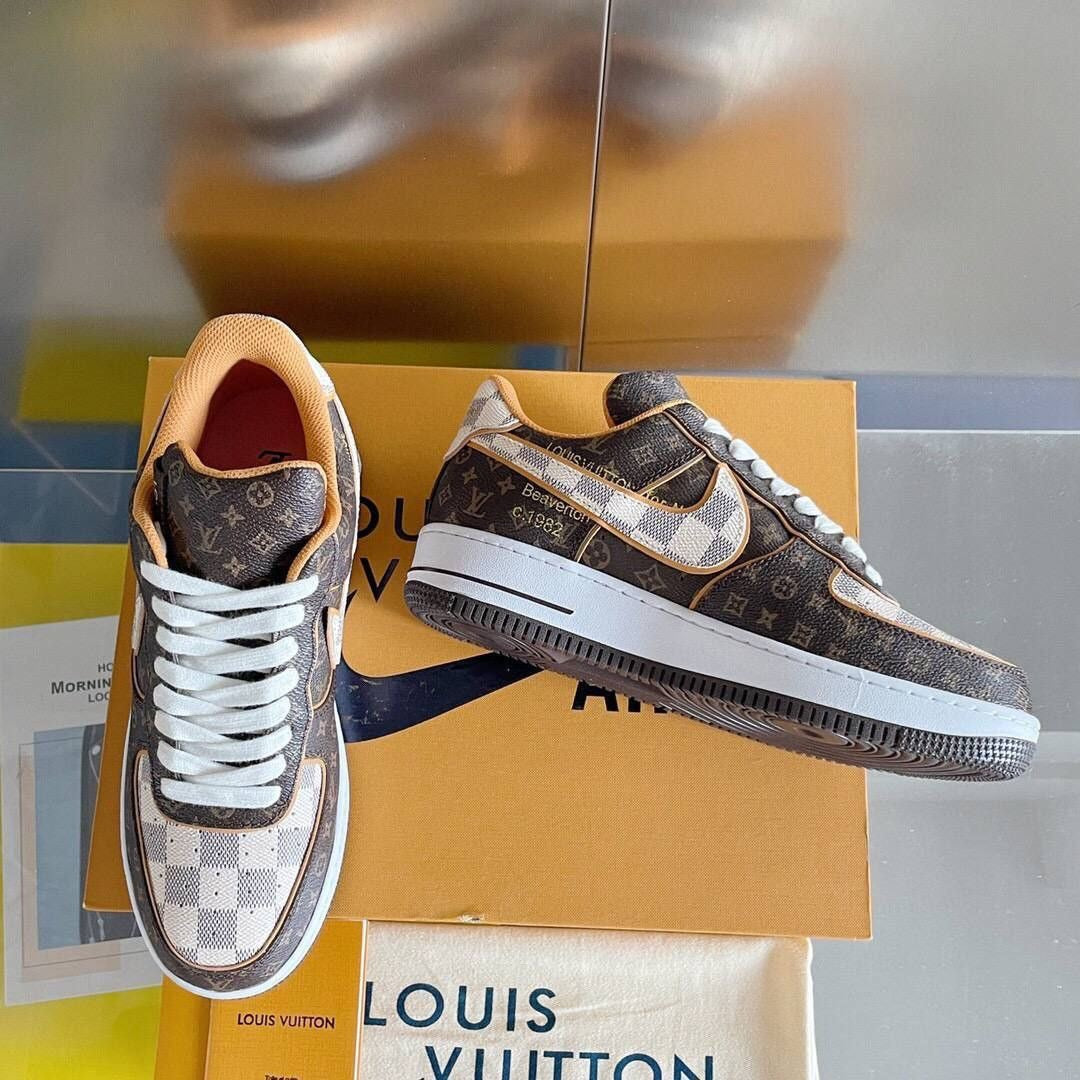 Custom LV x NK Air Force - sneakerlandnet